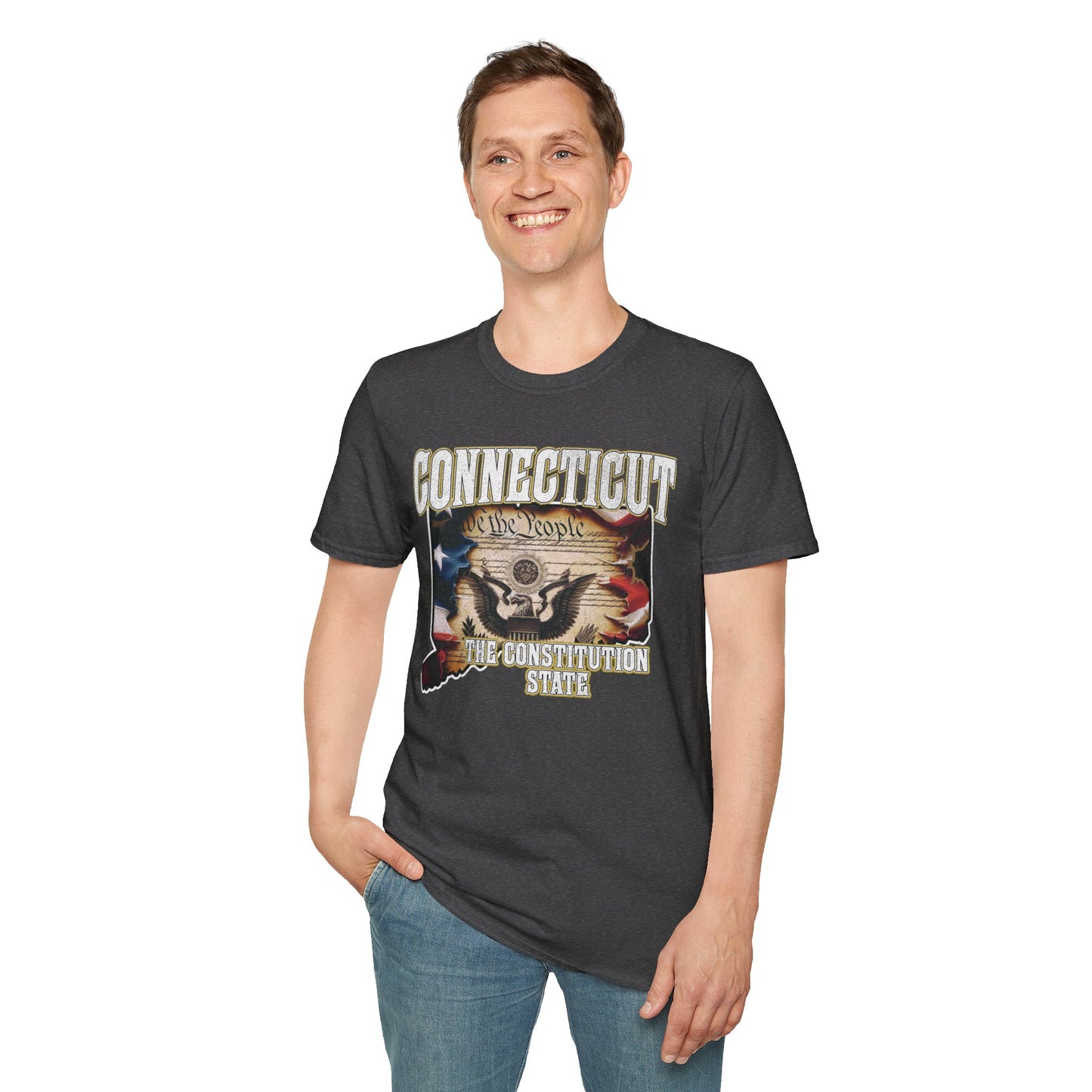 Connecticut The Constitution State Unisex Soft style T-Shirt
