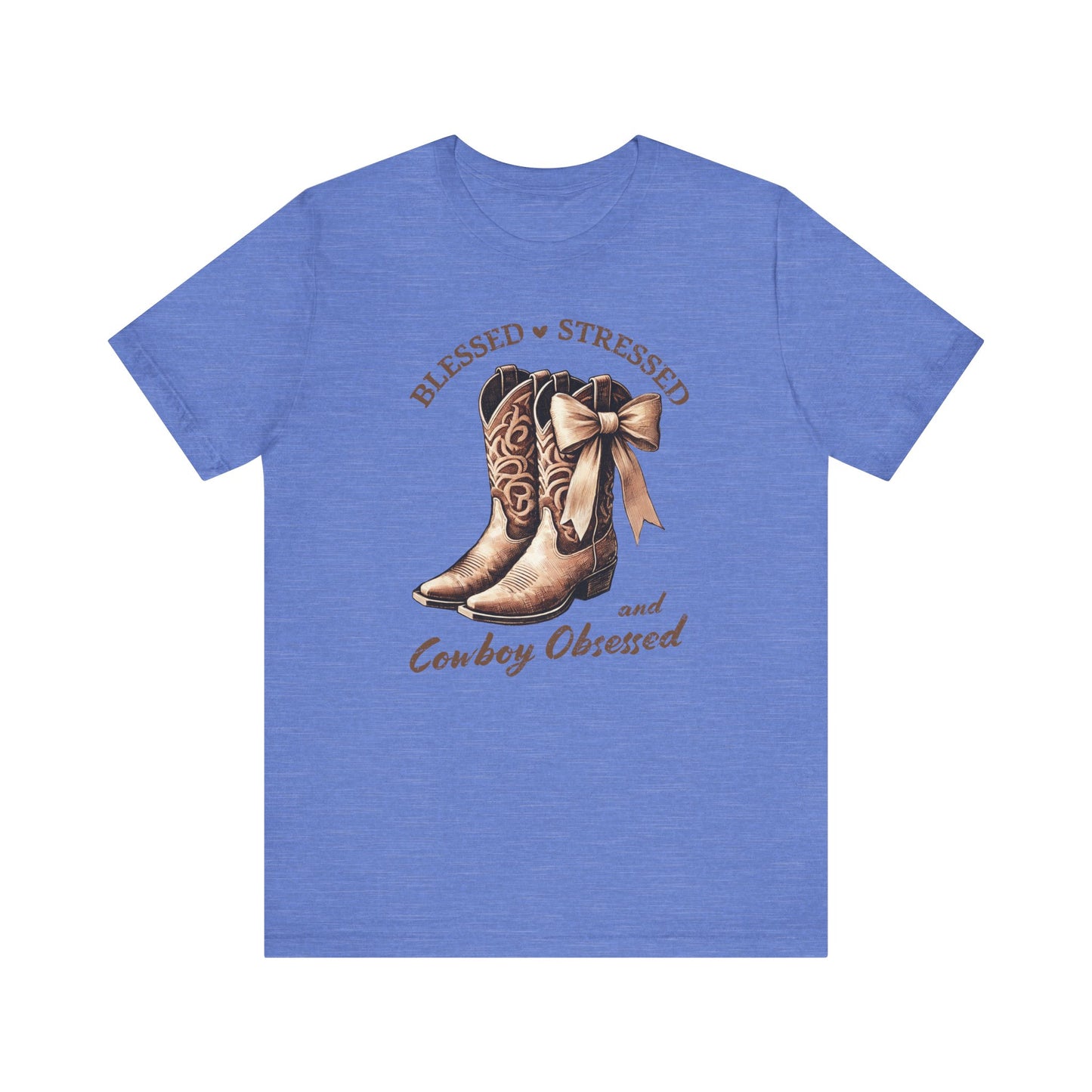 Blessed Stressed & Cowboy Obsessed Tee