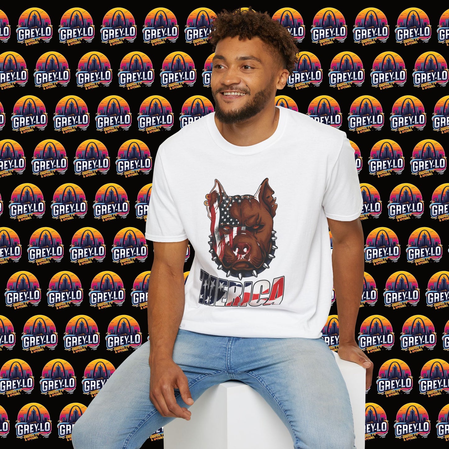 'Merica Bully Graphic T-shirt