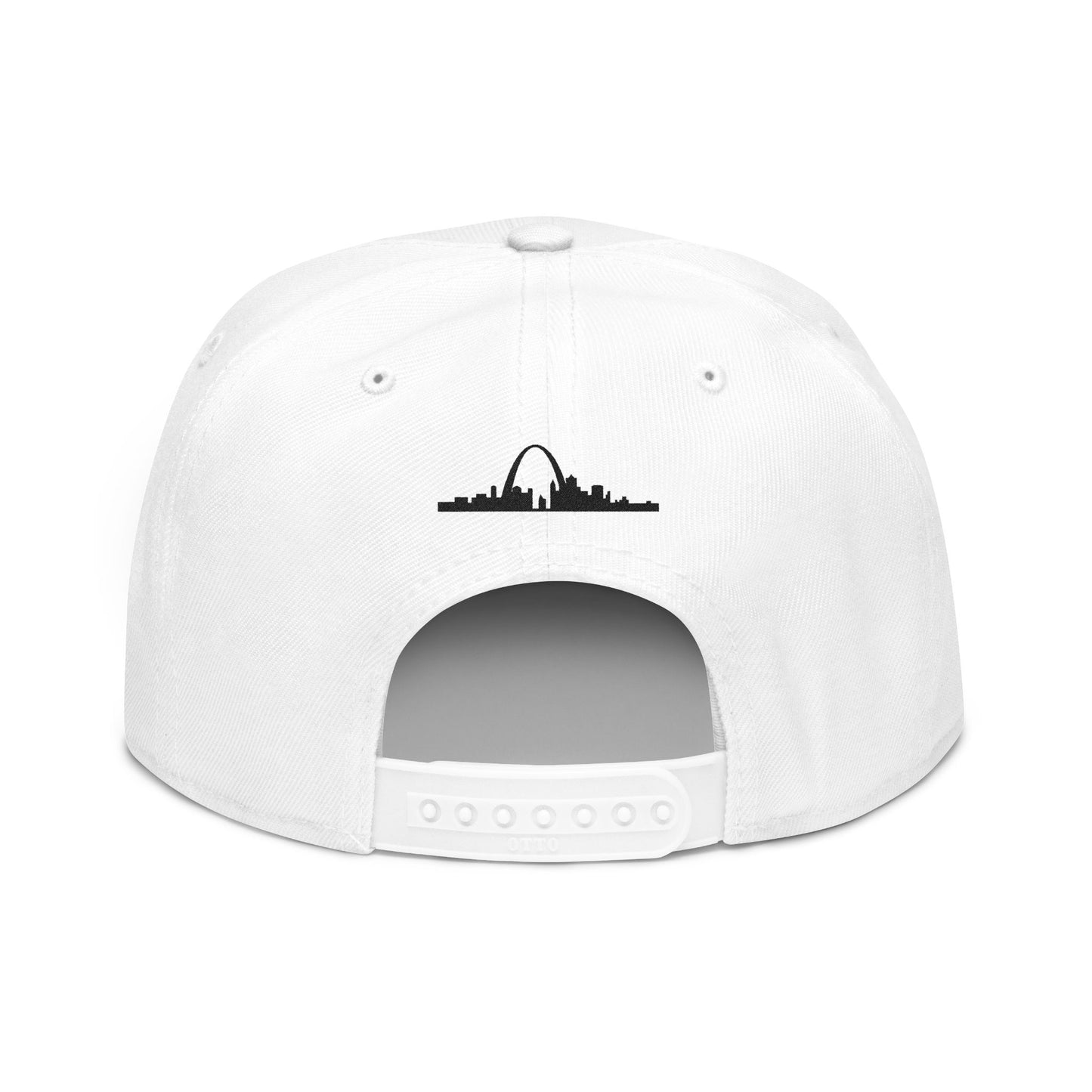Embroidered Snapback-Full Front Saint Louis Logo