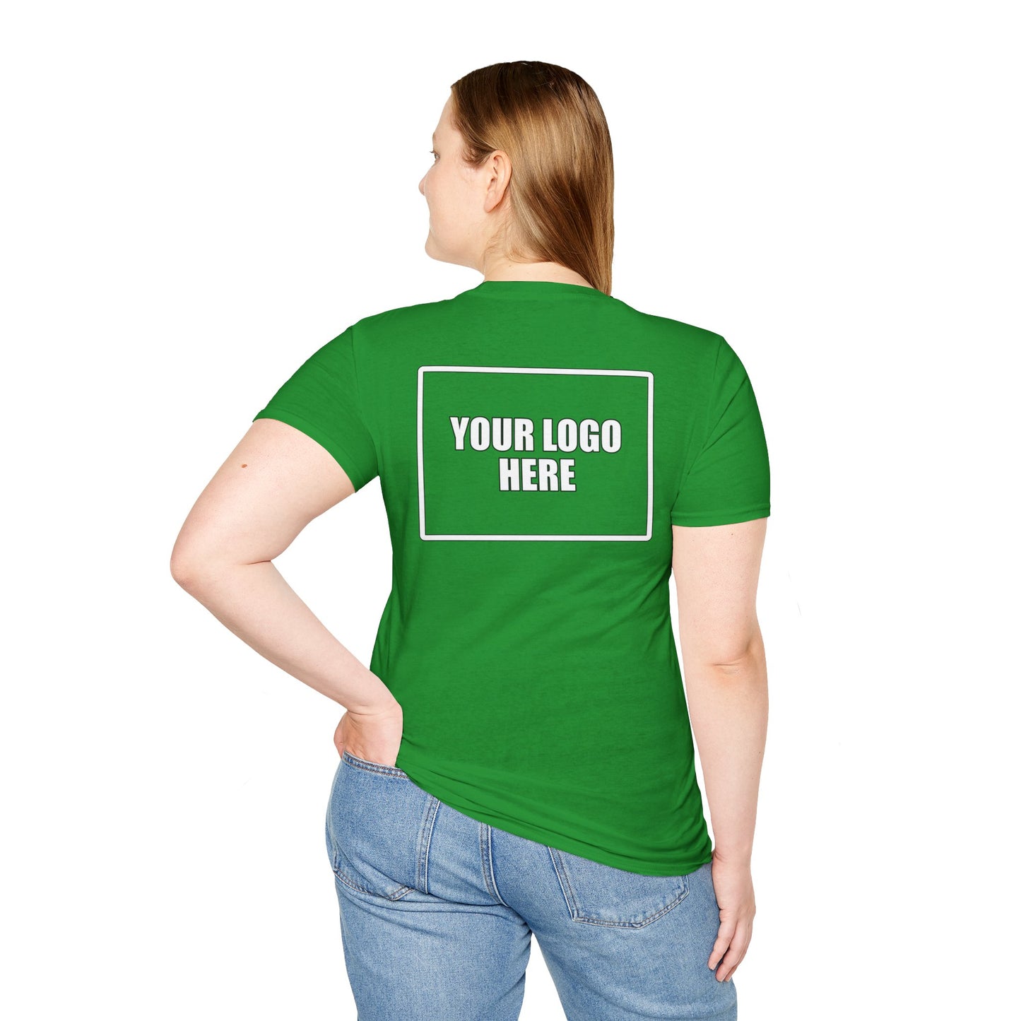 Front and Back Logo Work Shirt
