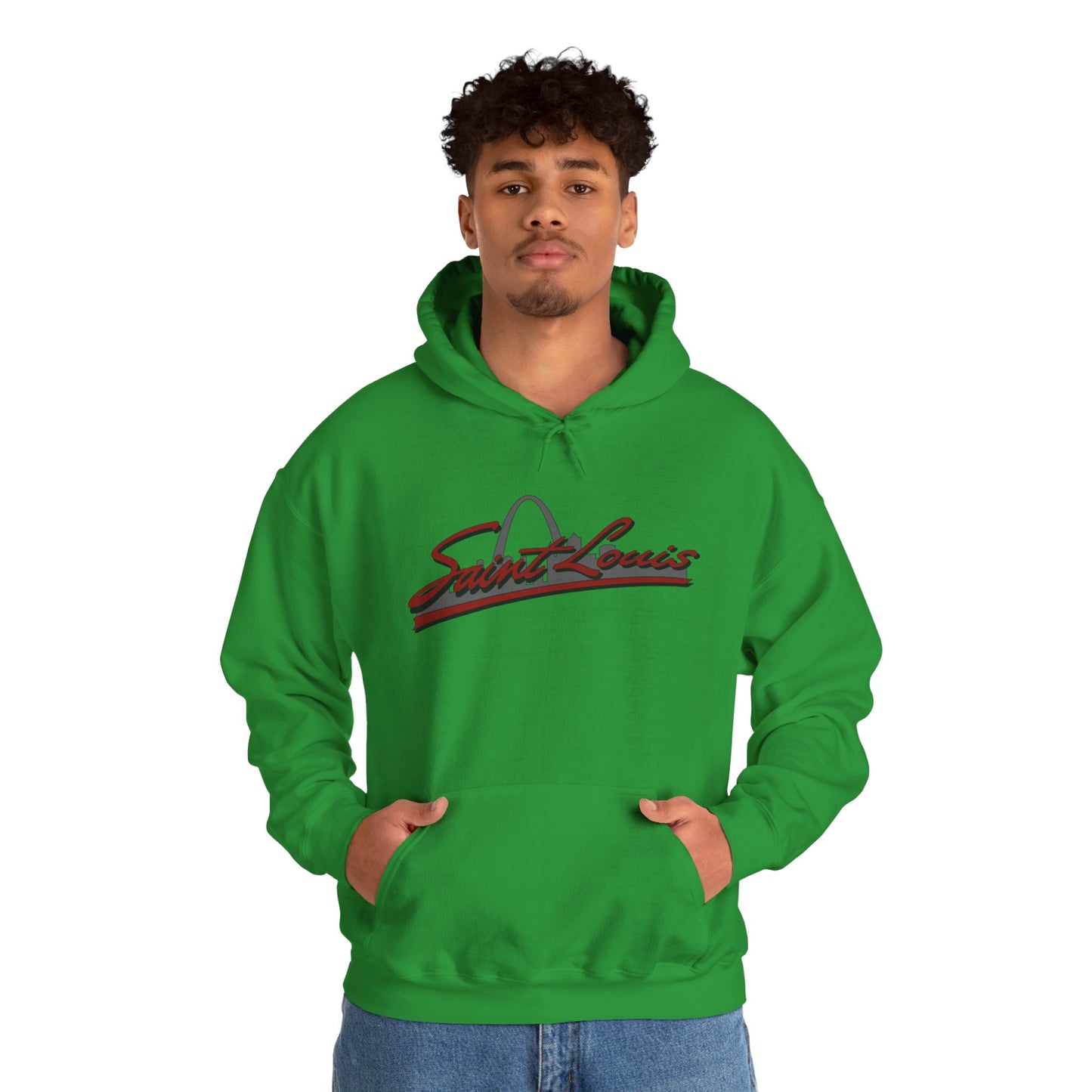 Unisex Hooded Sweatshirt with Saint Louis Graphic