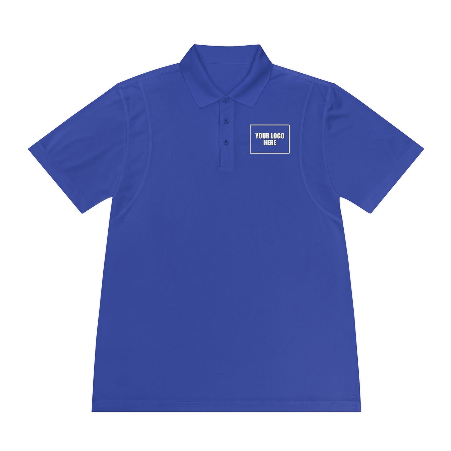 Customizable Sport Polo Work Shirt with Front Pocket Logo
