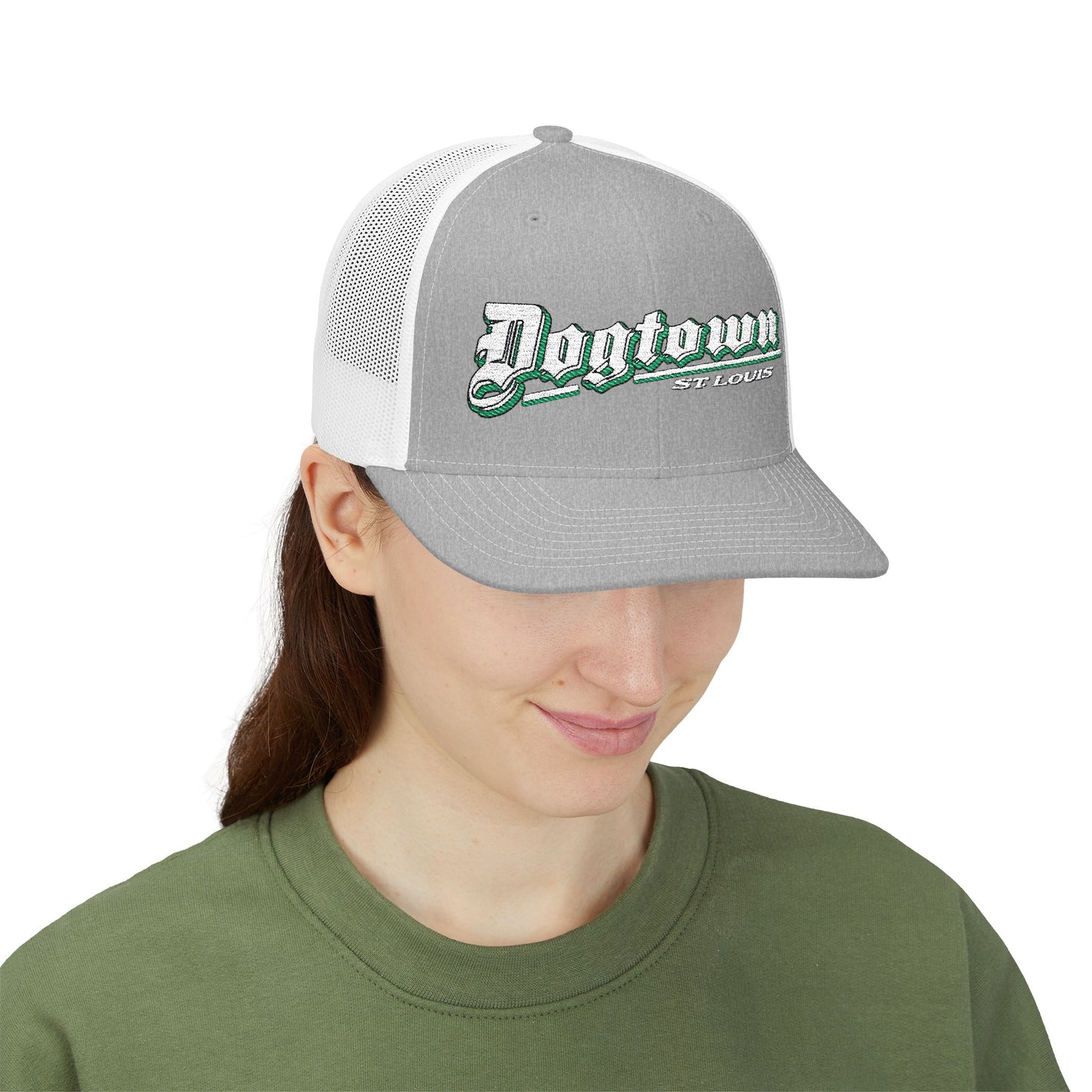 Dogtown Old school lettering Snapback Trucker Cap (Embroidery)