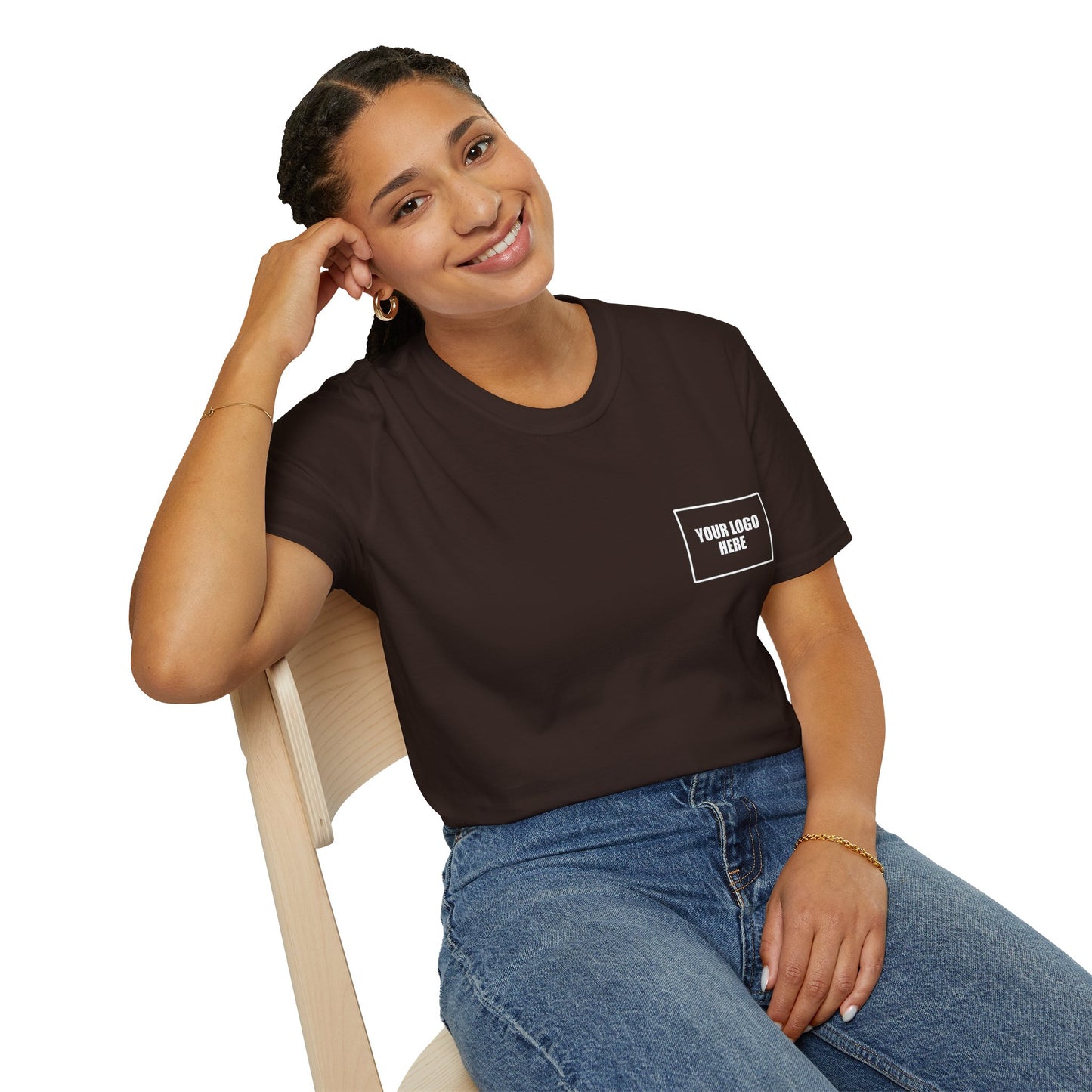 Front and Back Logo Work Shirt