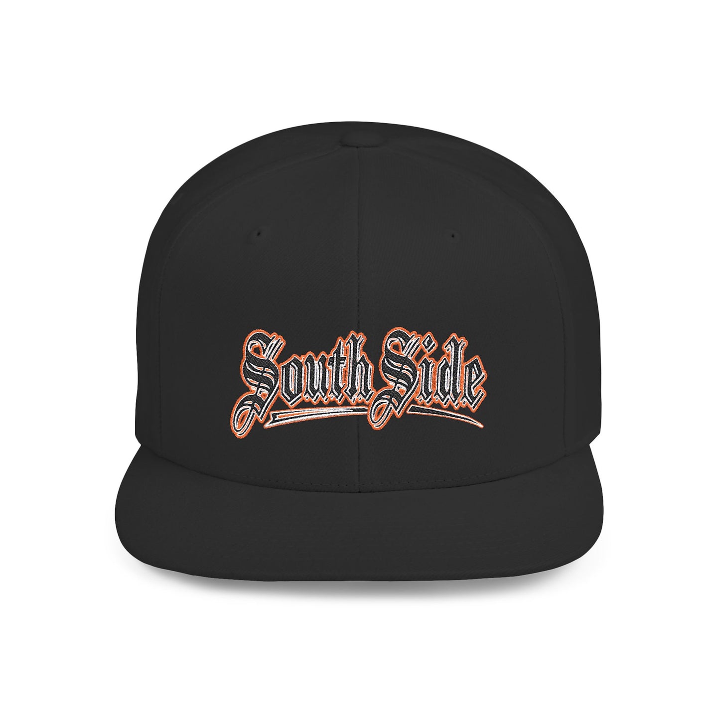 South Side Flat Bill Snapback Dark orange