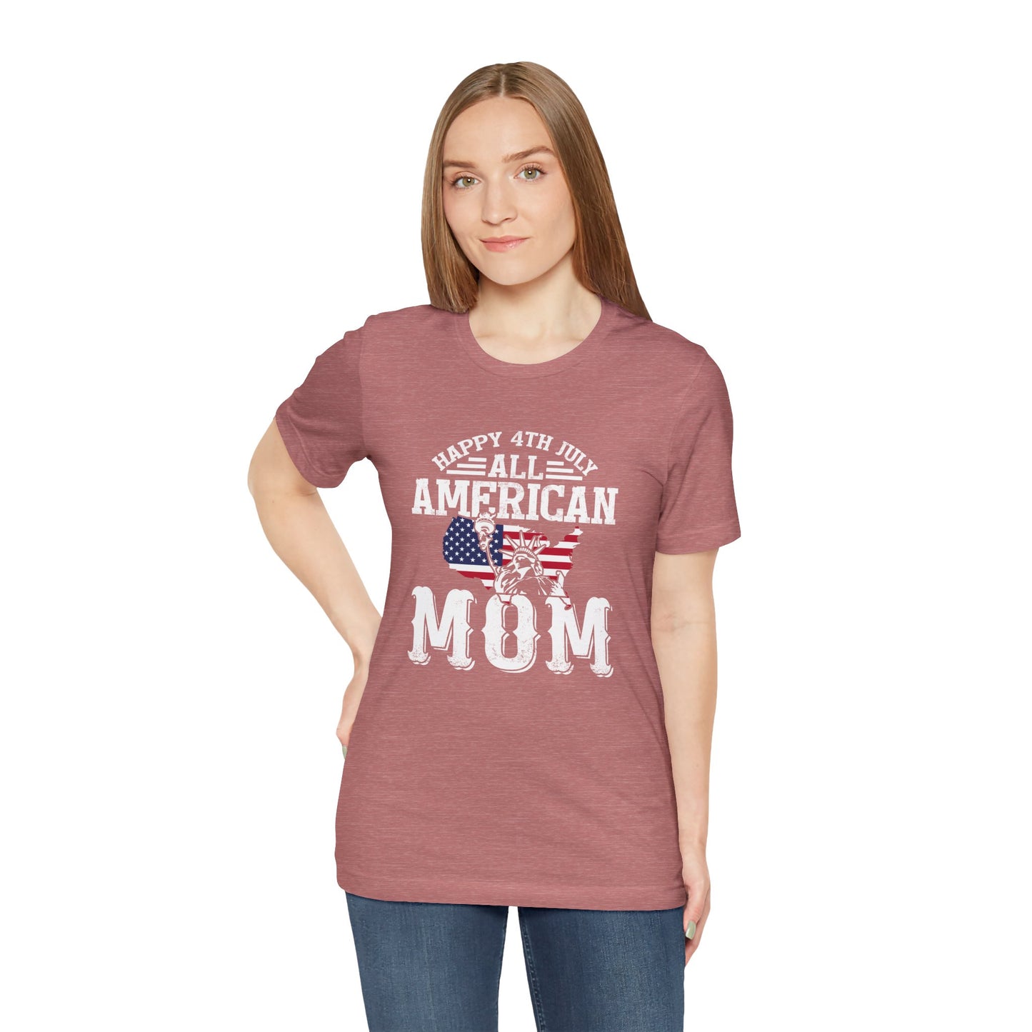 All American Mom 4th of July Tee