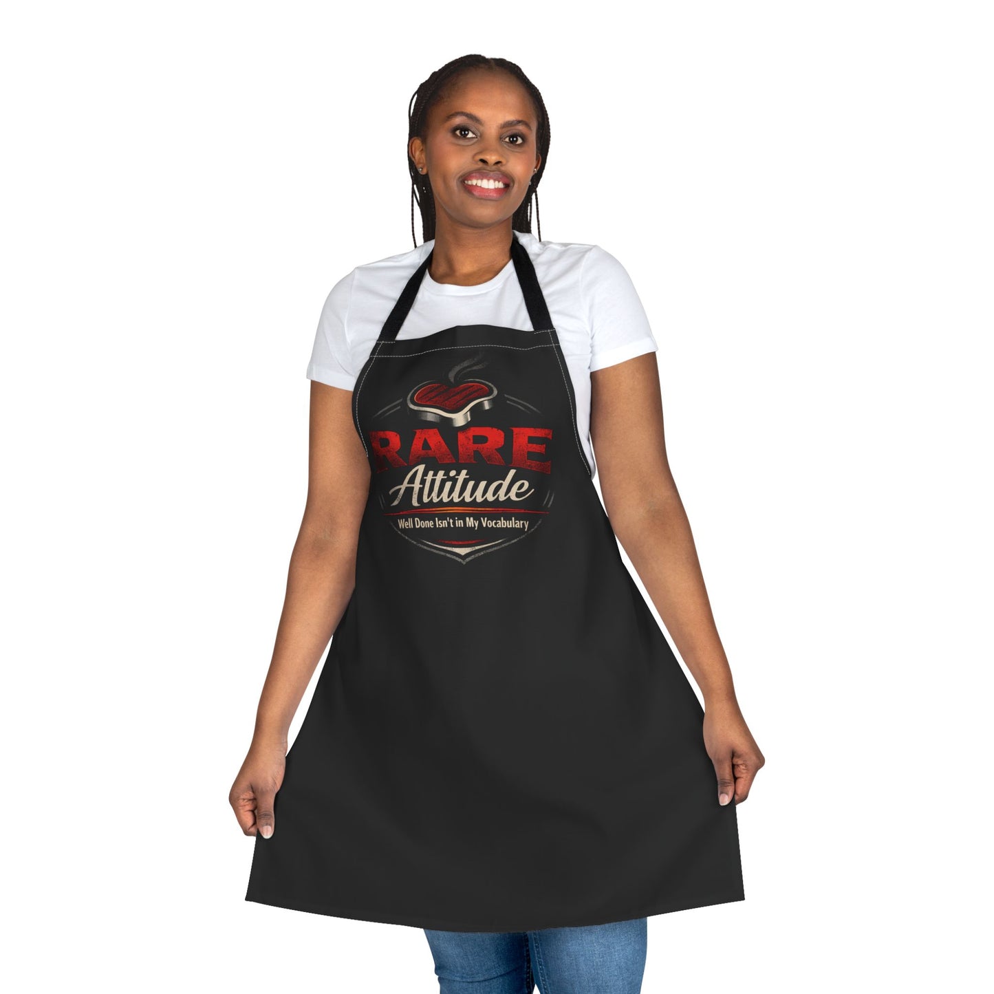Rare Attitude Apron - "Rare Attitude" Graphic Chef Apron for Gamers & Fans