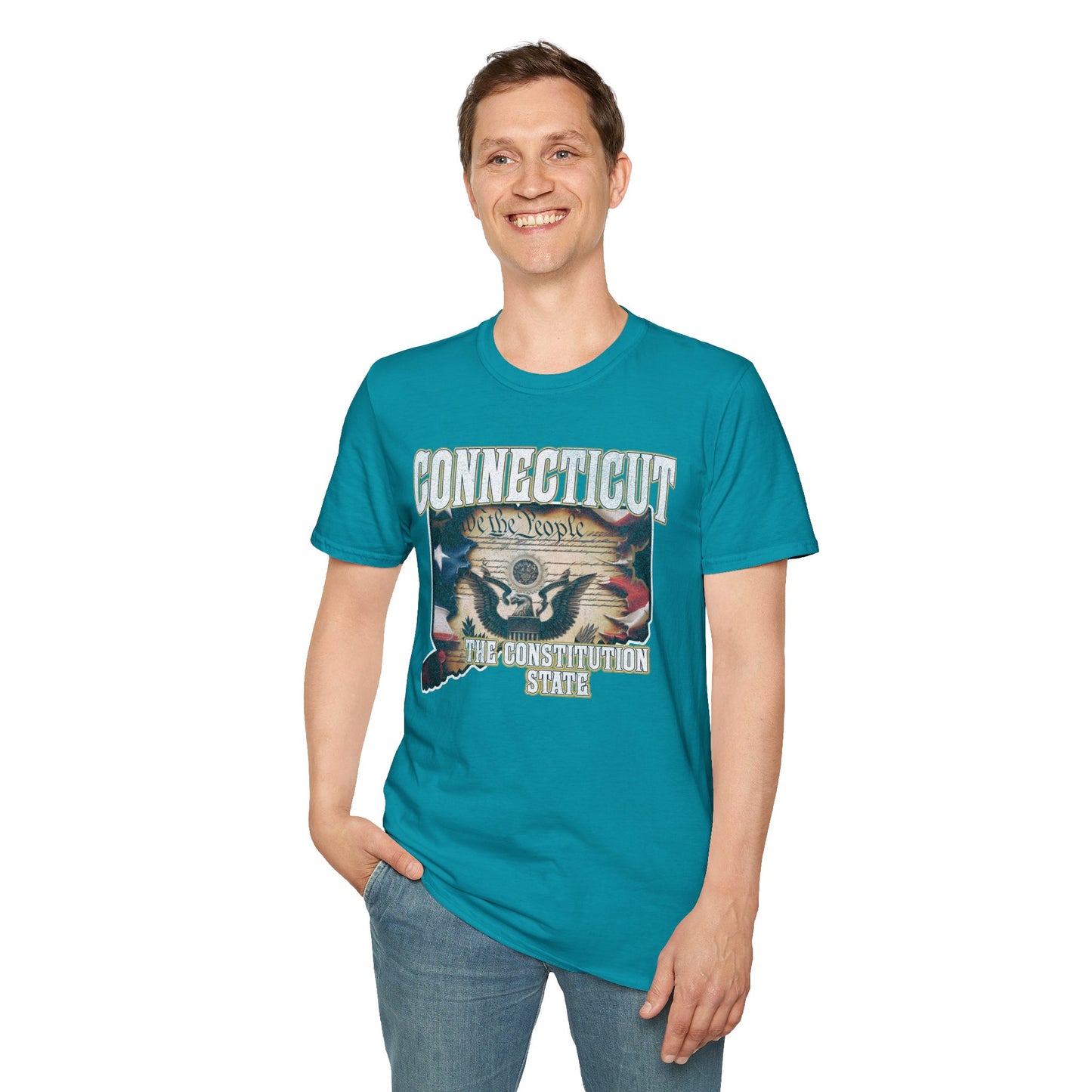 Connecticut The Constitution State Unisex Soft style T-Shirt
