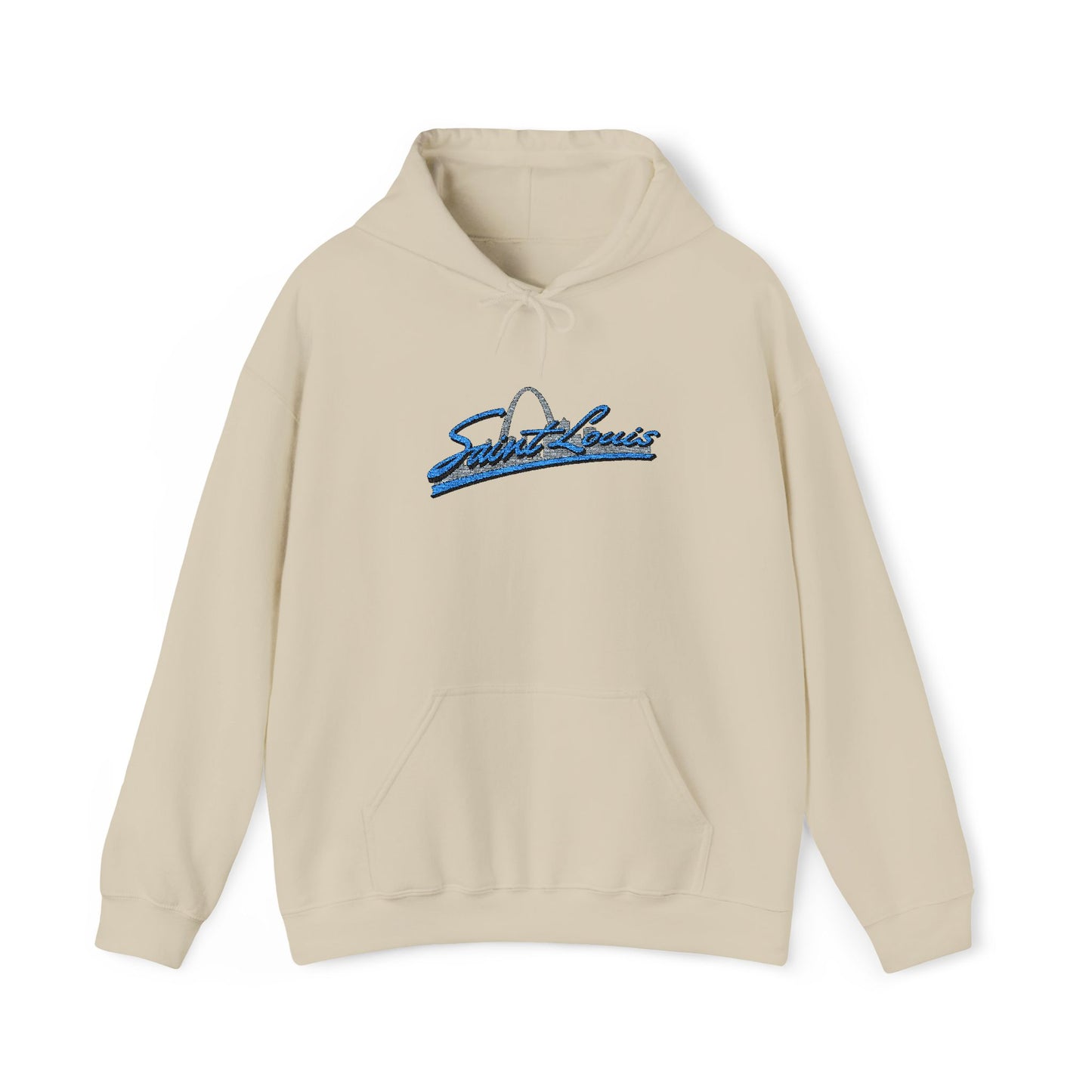 Embroidered Hoodie- Saint Louis