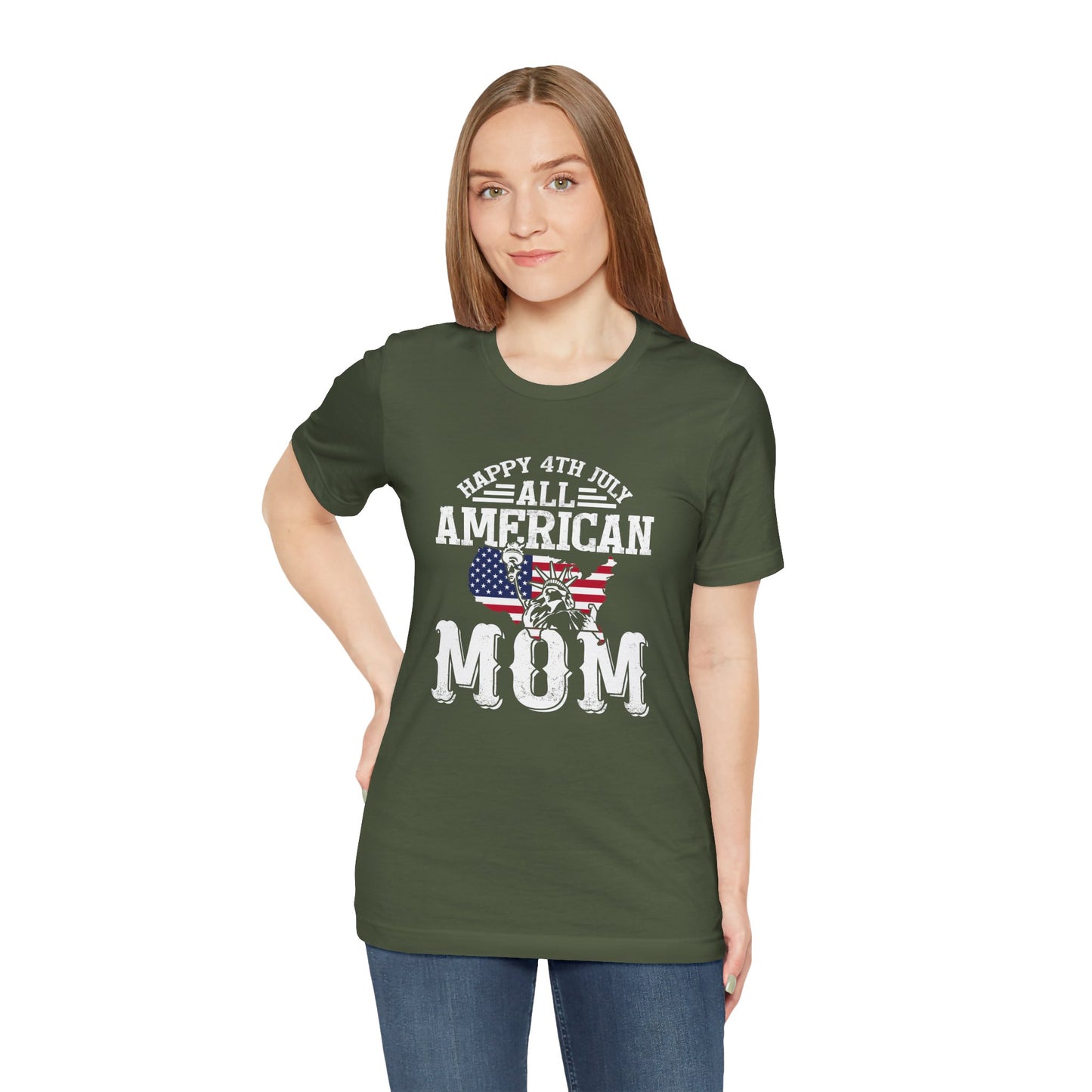 All American Mom 4th of July Tee