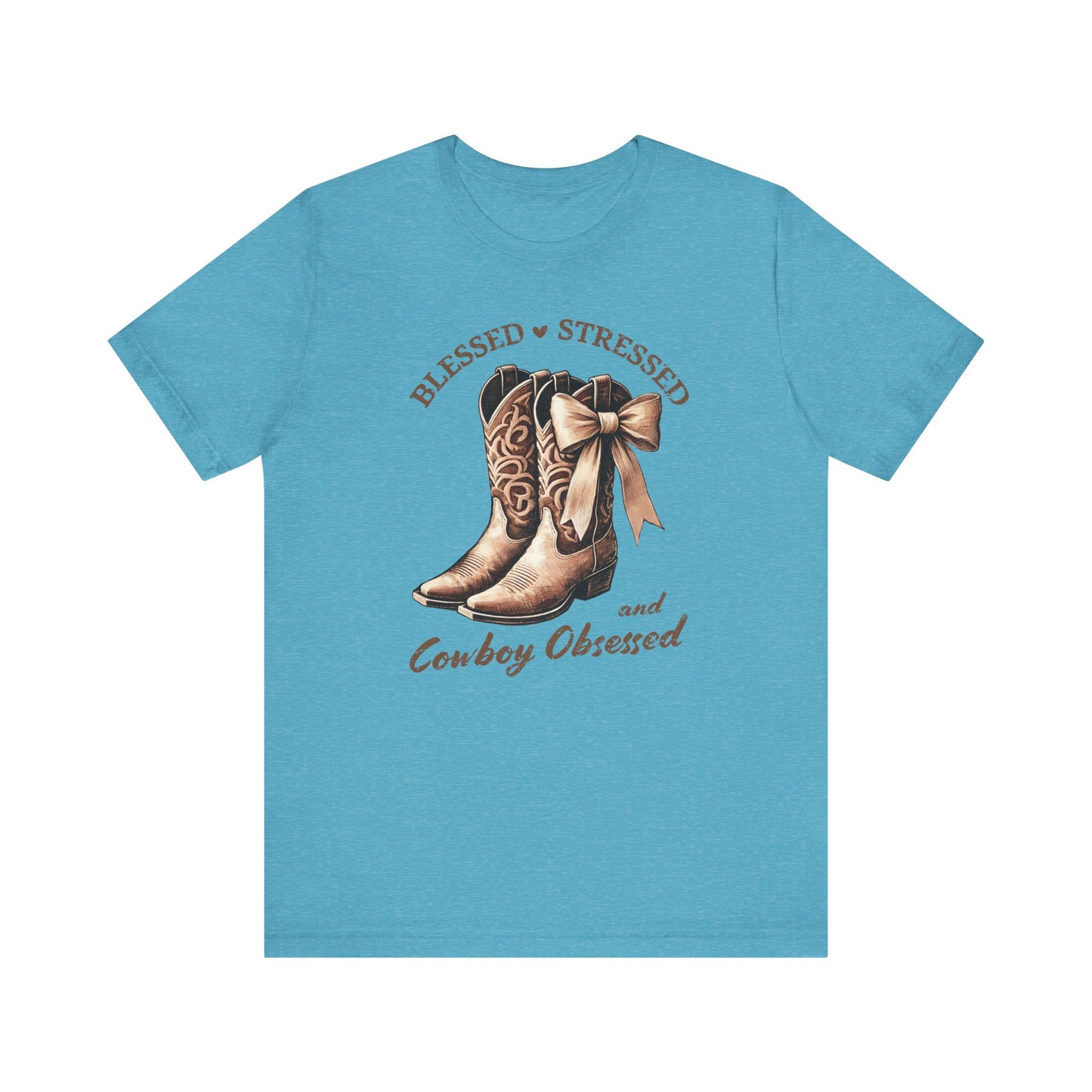 Blessed Stressed & Cowboy Obsessed Tee