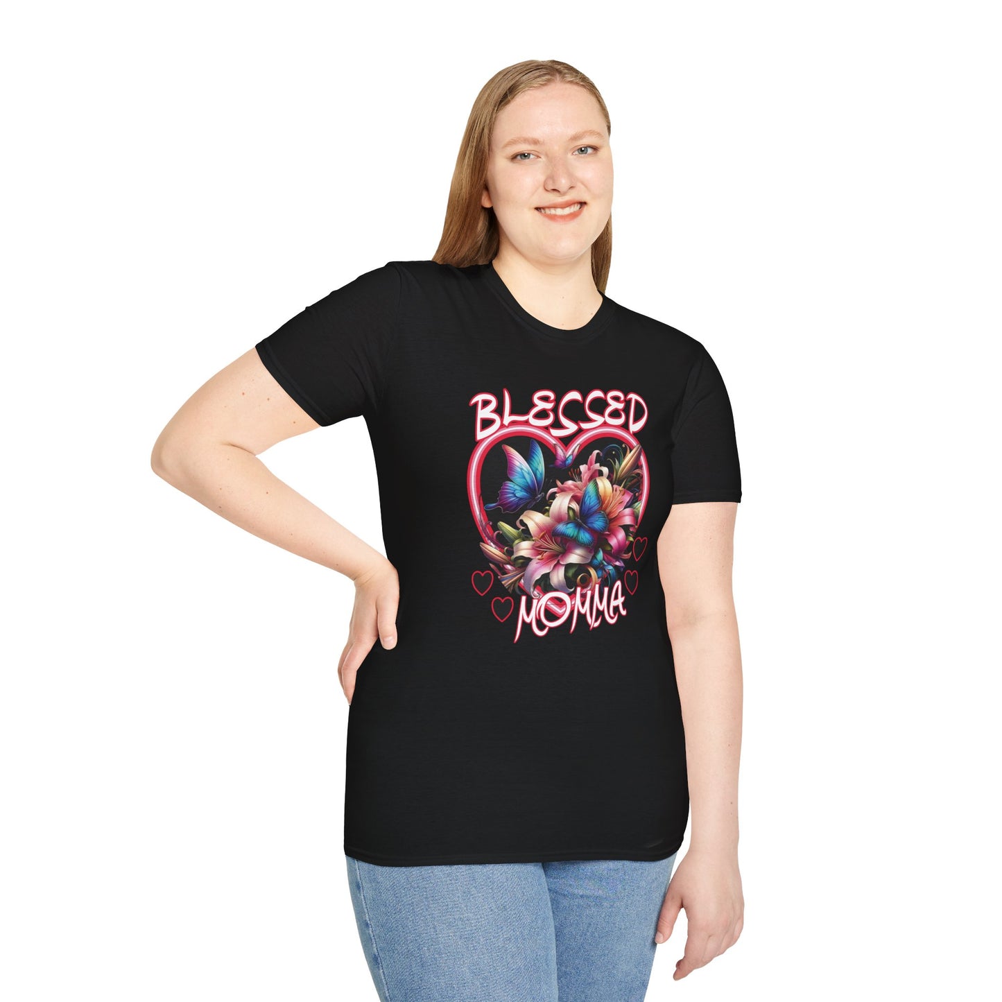 Blessed Momma Unisex Softstyle T-Shirt