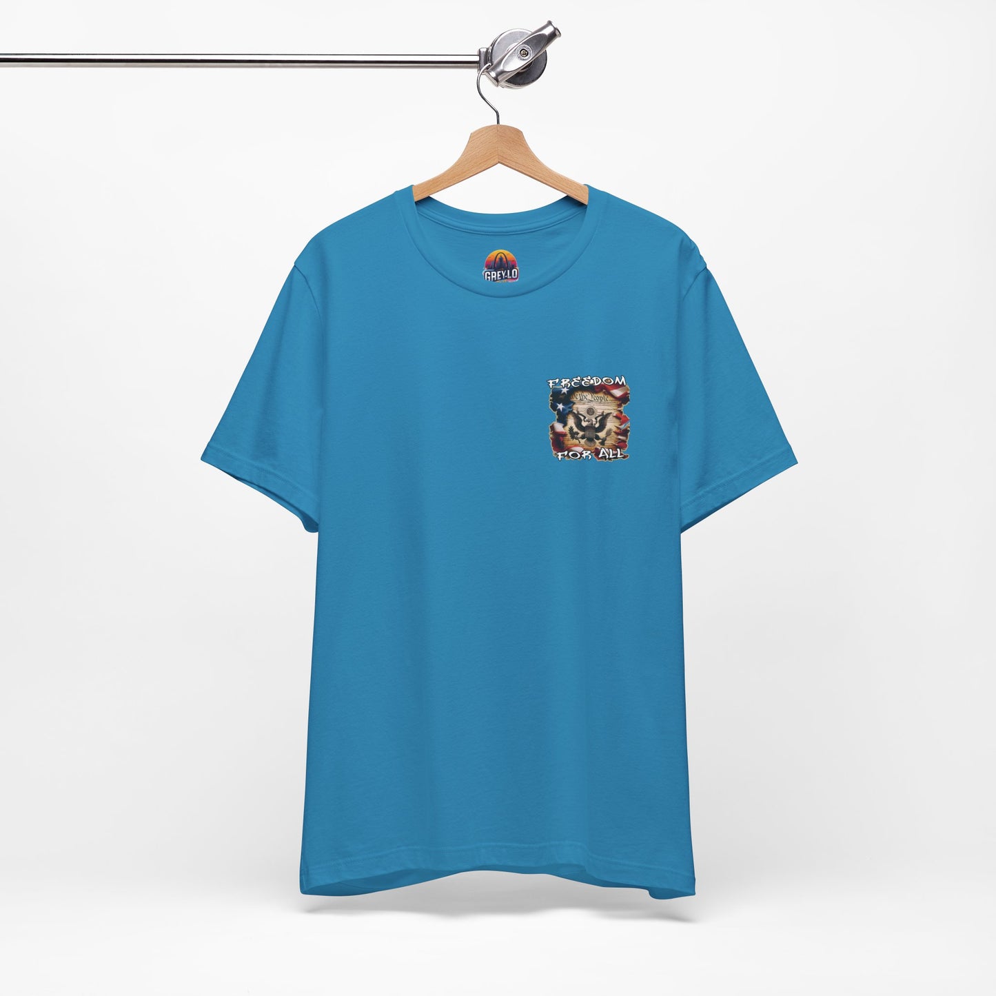 Freedom For All Unisex Tee - Bella Canvas Front & Back Print