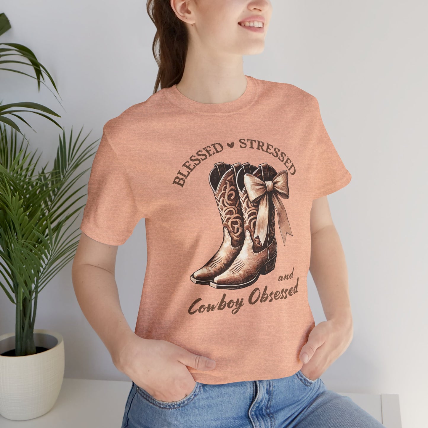 Blessed Stressed & Cowboy Obsessed Tee