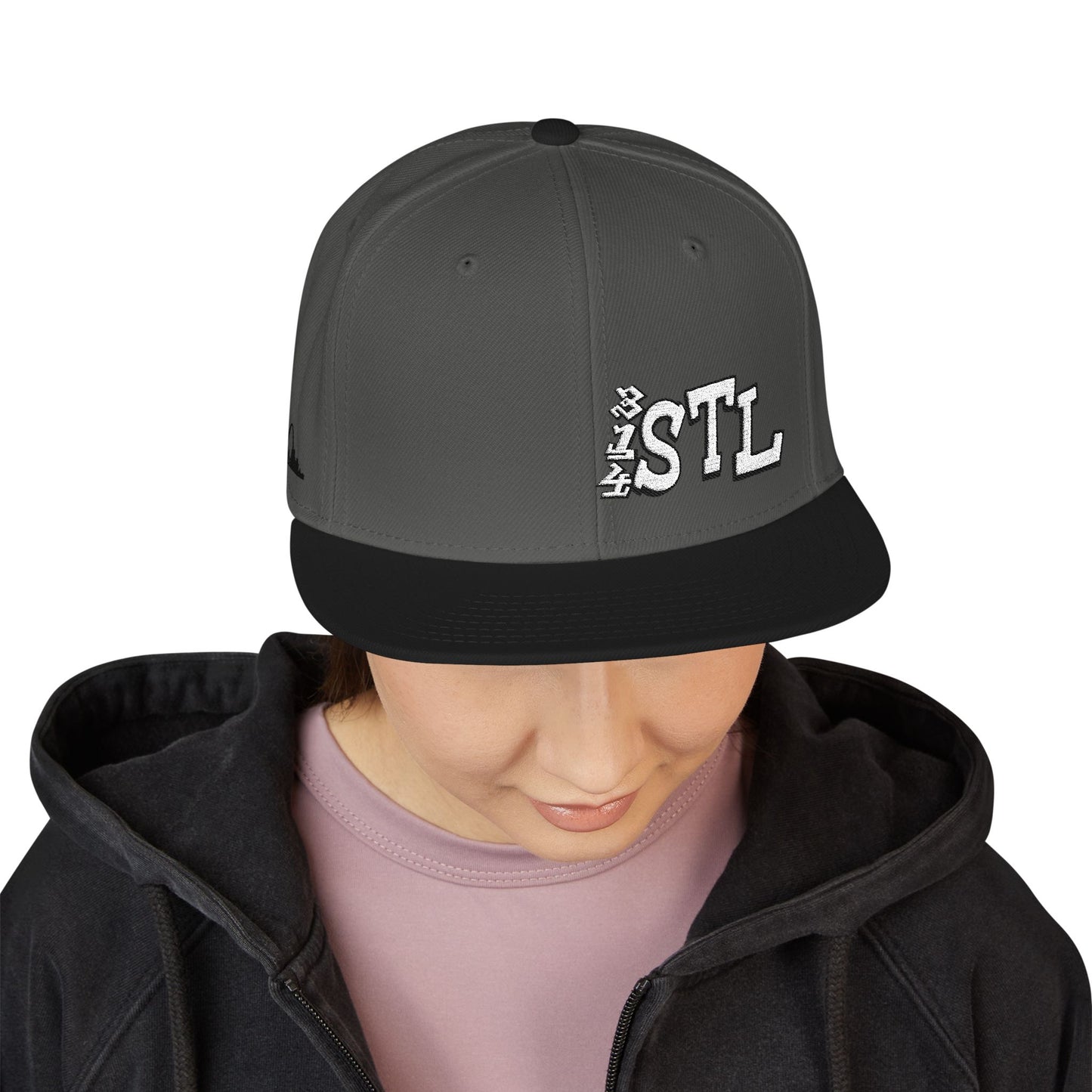 Embroidered Snapback Hat - 314 STL St Louis Embroidery Cap