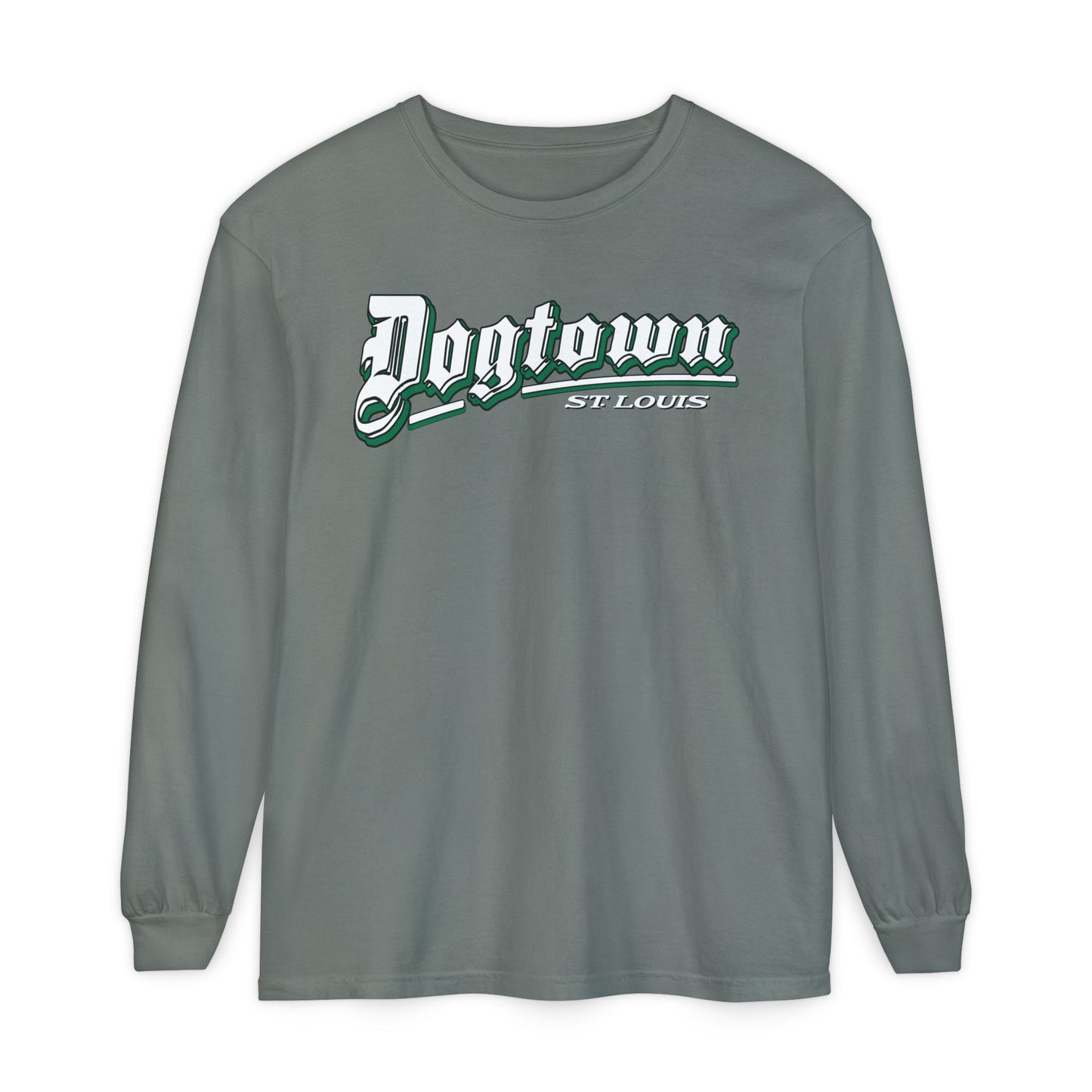 Dogtown Classic Unisex Garment-dyed Long Sleeve T-Shirt