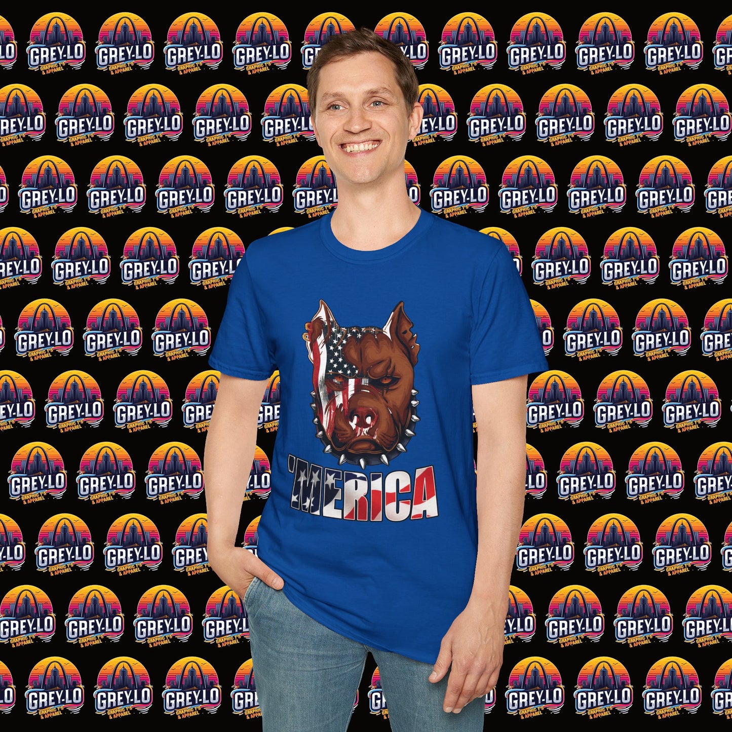'Merica Bully Graphic T-shirt