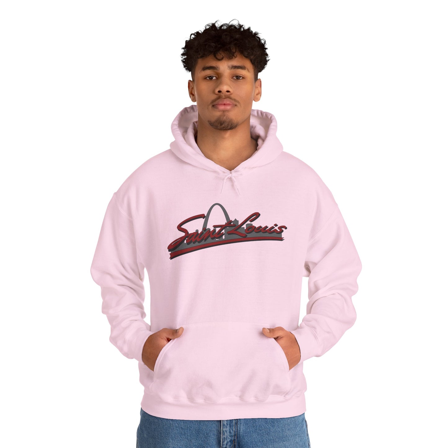 Unisex Hooded Sweatshirt with Saint Louis Graphic