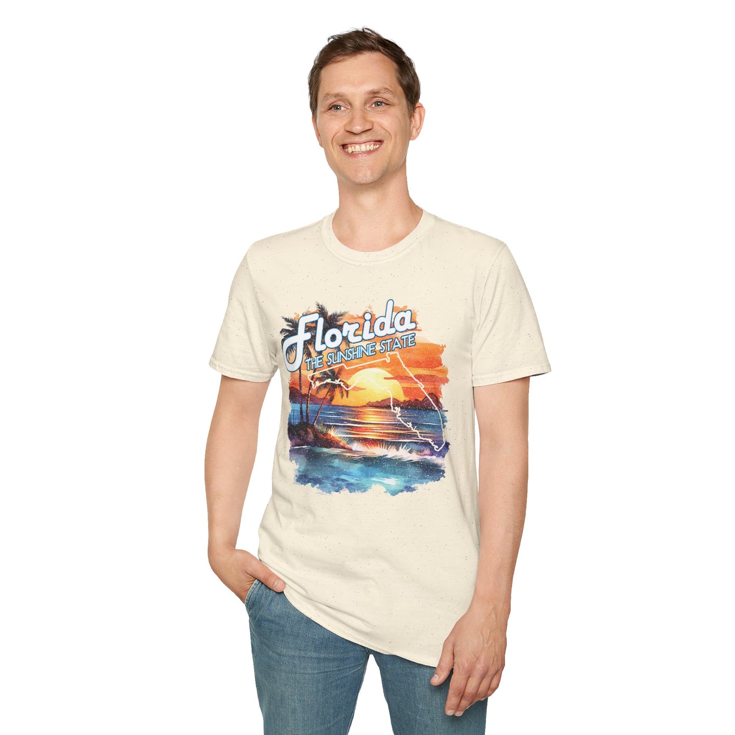 Florida Sunshine State T-Shirt - Unisex Softstyle