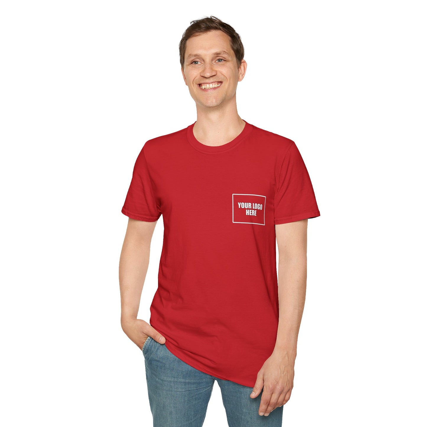 Front and Back Logo Work Shirt