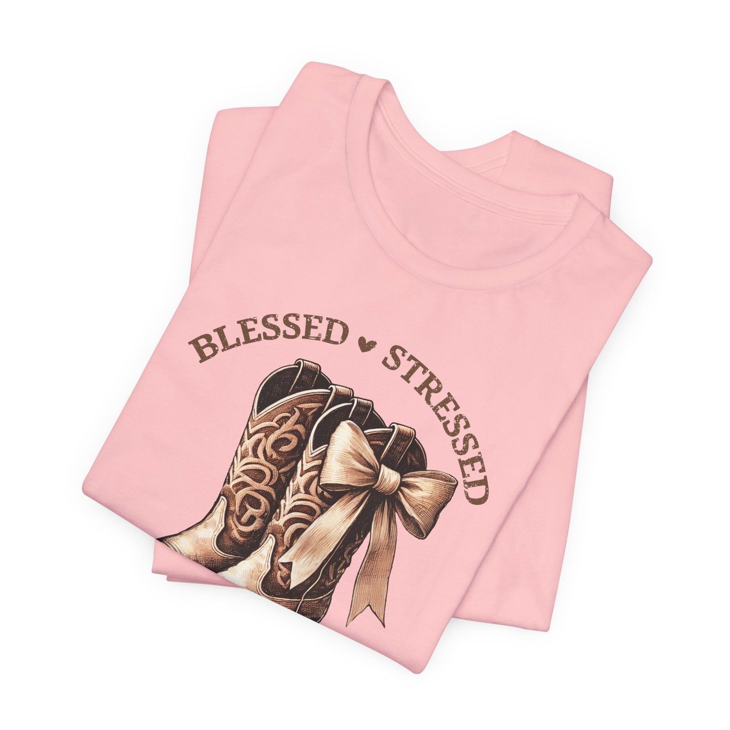 Blessed Stressed & Cowboy Obsessed Tee