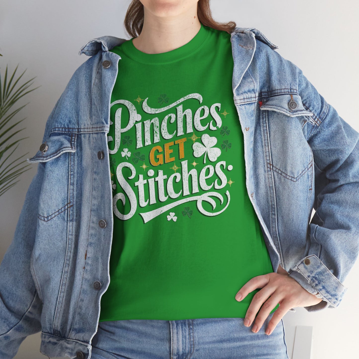 Pinches Get Stitches St. Patrick's Day T-Shirt