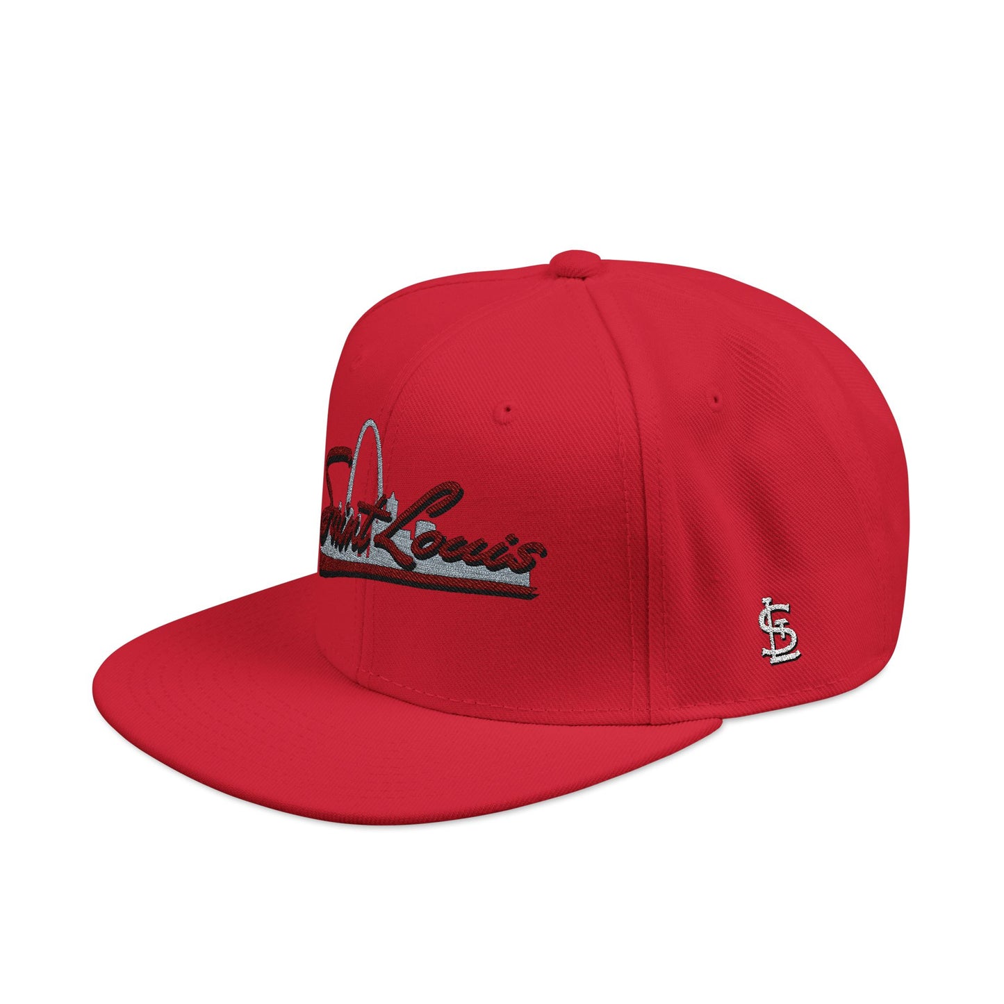 Embroidered Snapback-Full Front Saint Louis Logo