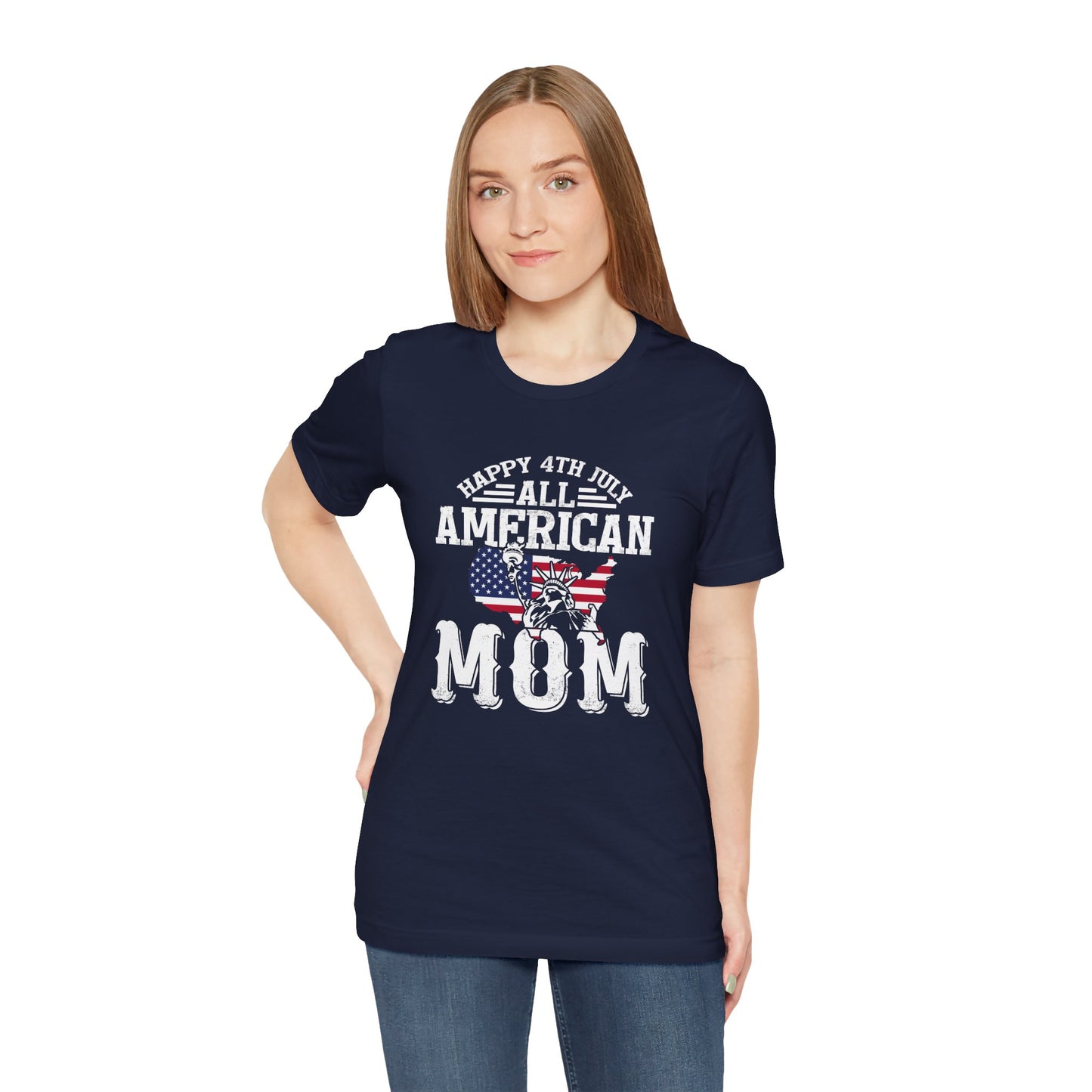 All American Mom 4th of July Tee