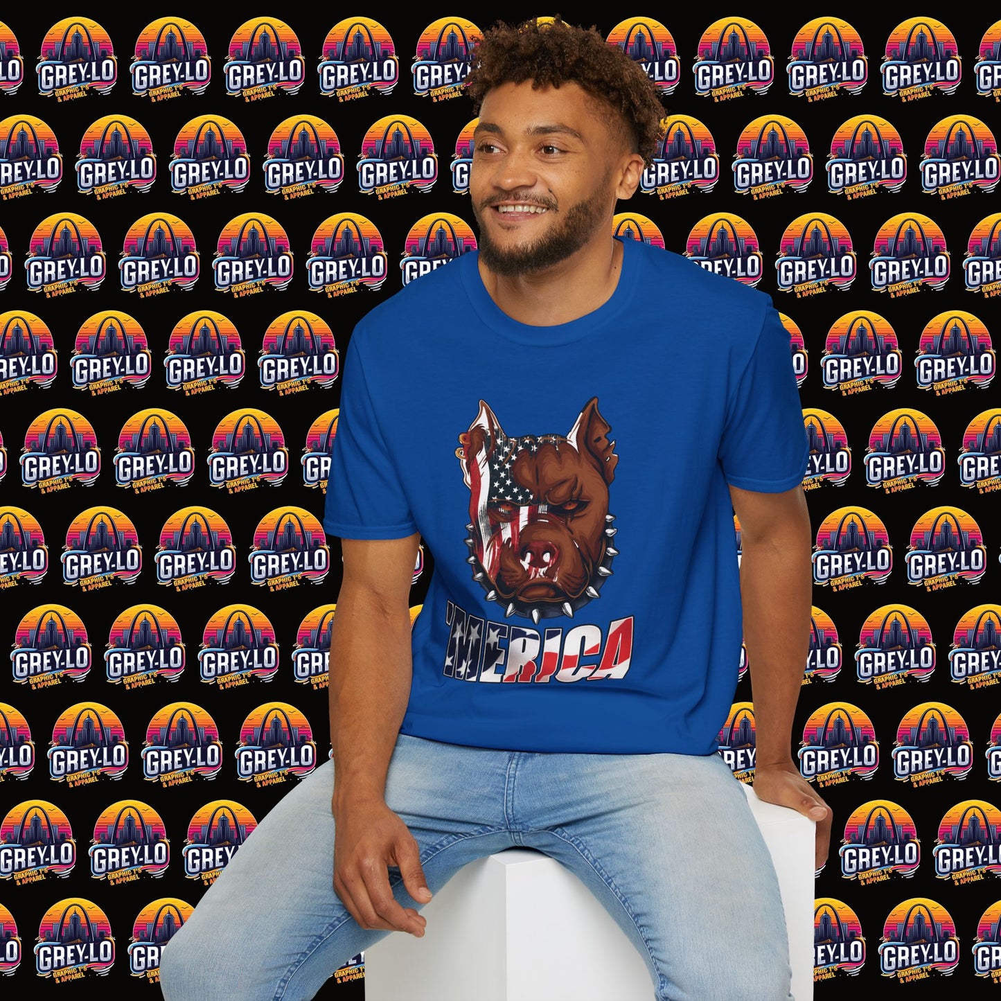 'Merica Bully Graphic T-shirt