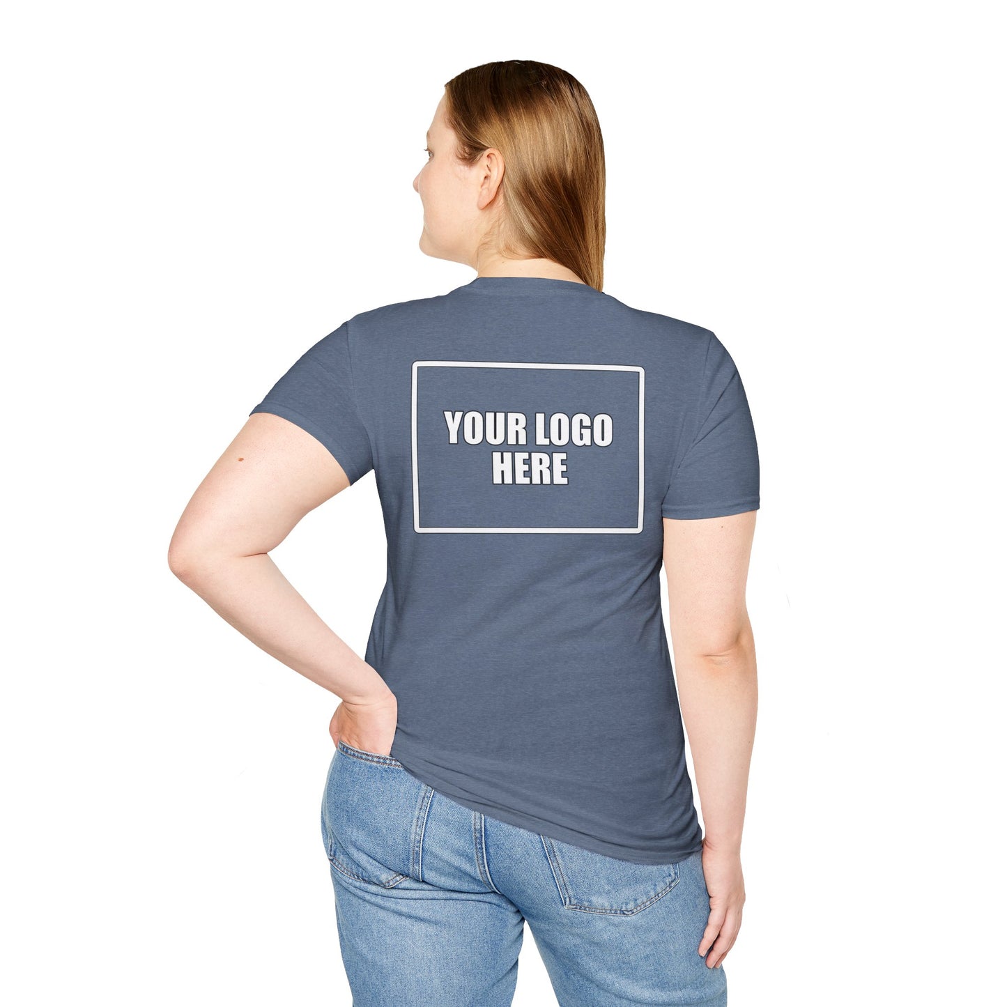 Front and Back Logo Work Shirt