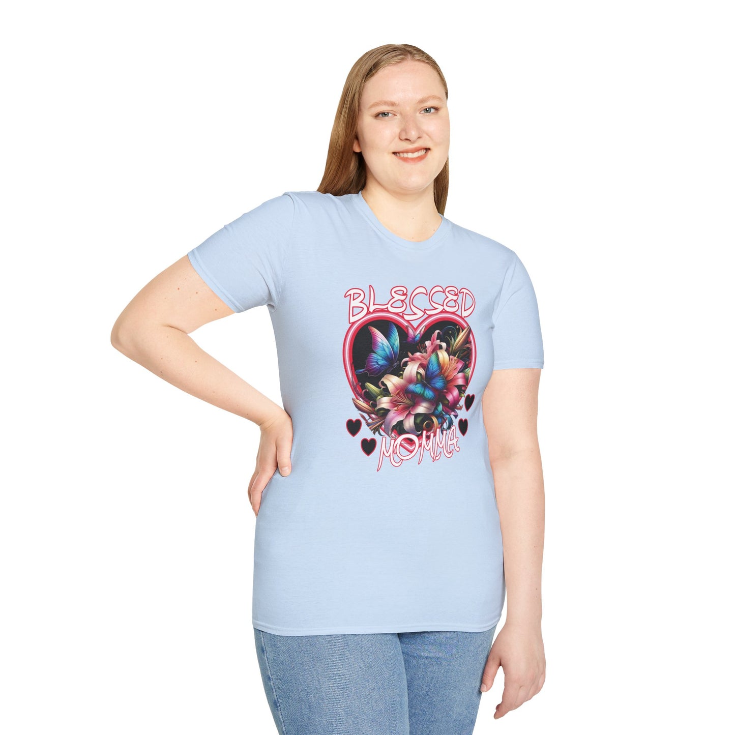 Blessed Momma Unisex Softstyle T-Shirt