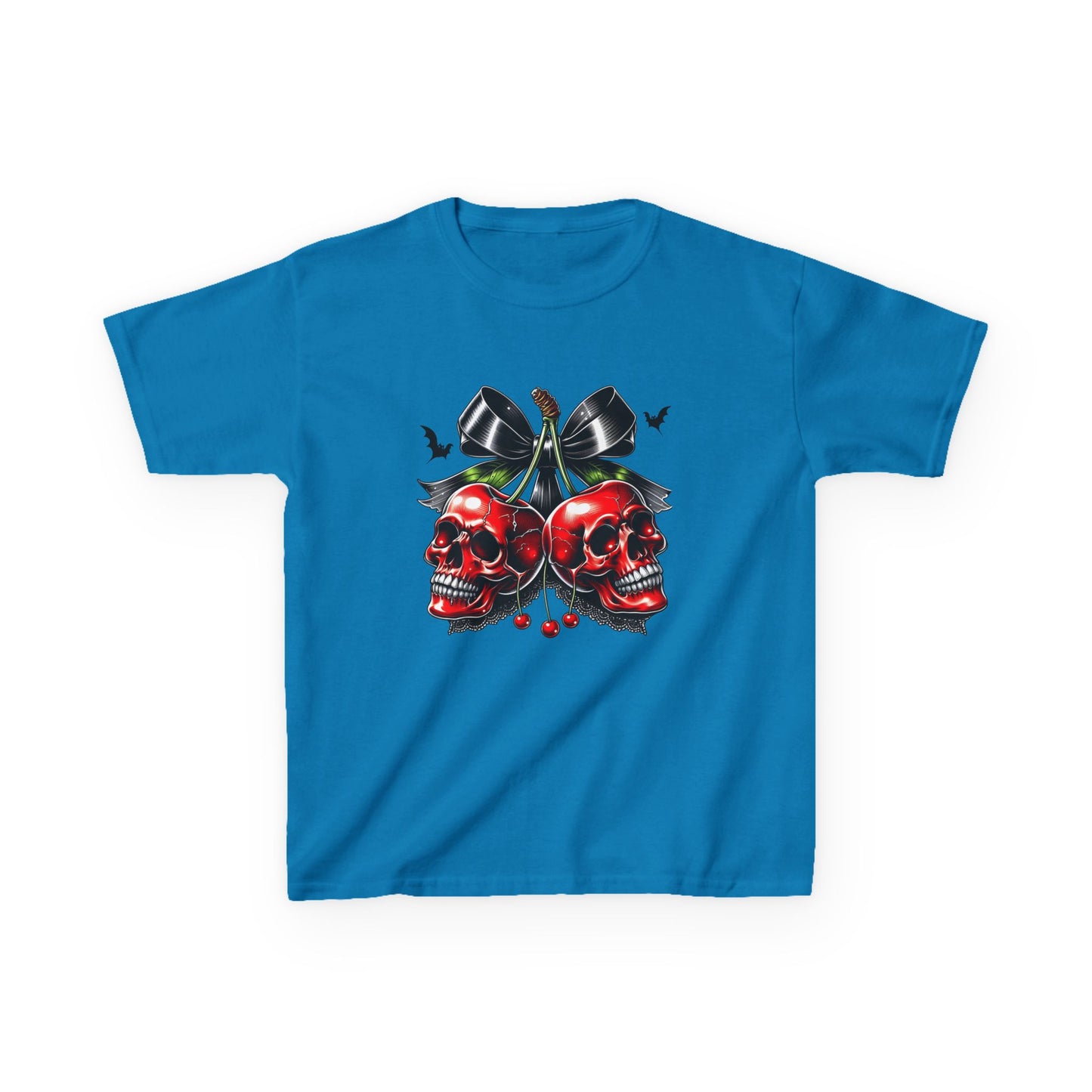 Kids Halloween Tee - Skeleton Cherries