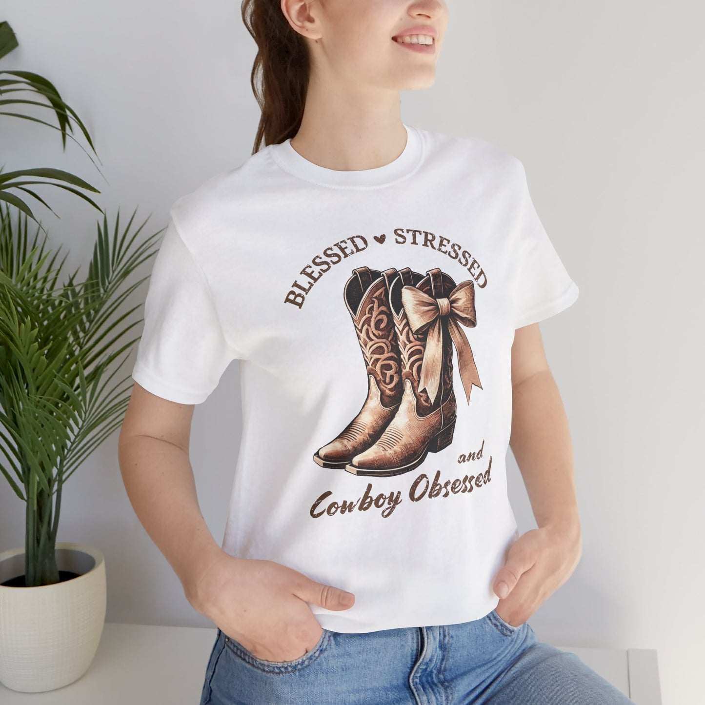 Blessed Stressed & Cowboy Obsessed Tee