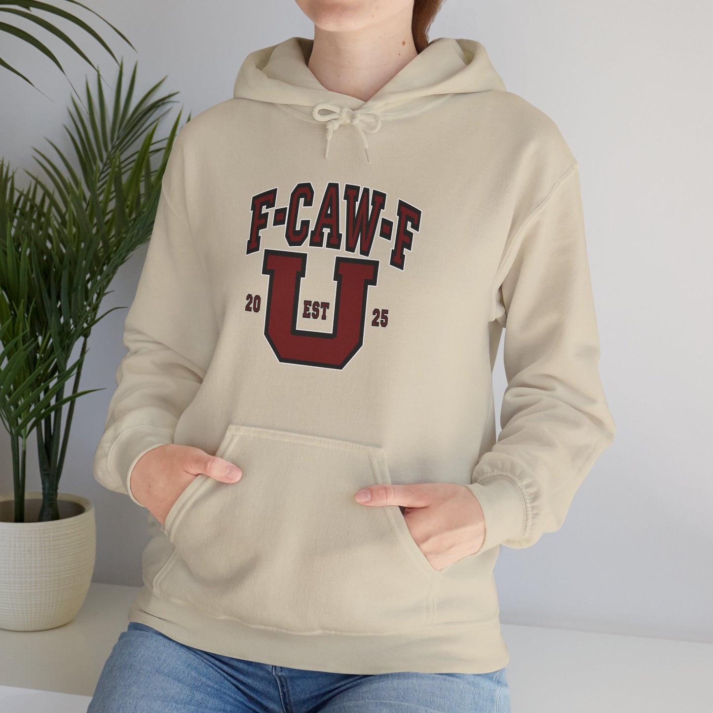 Unisex Heavy Blend™ Hooded Sweatshirt F-CAW-F U Front ChestDesign