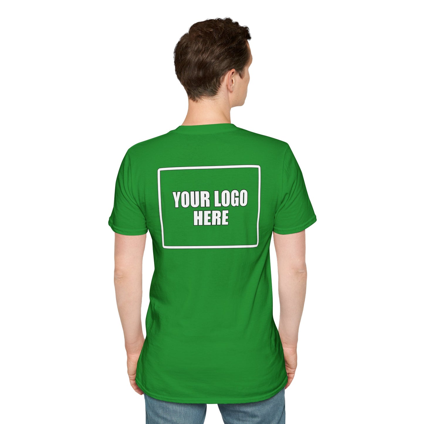 Front and Back Logo Work Shirt