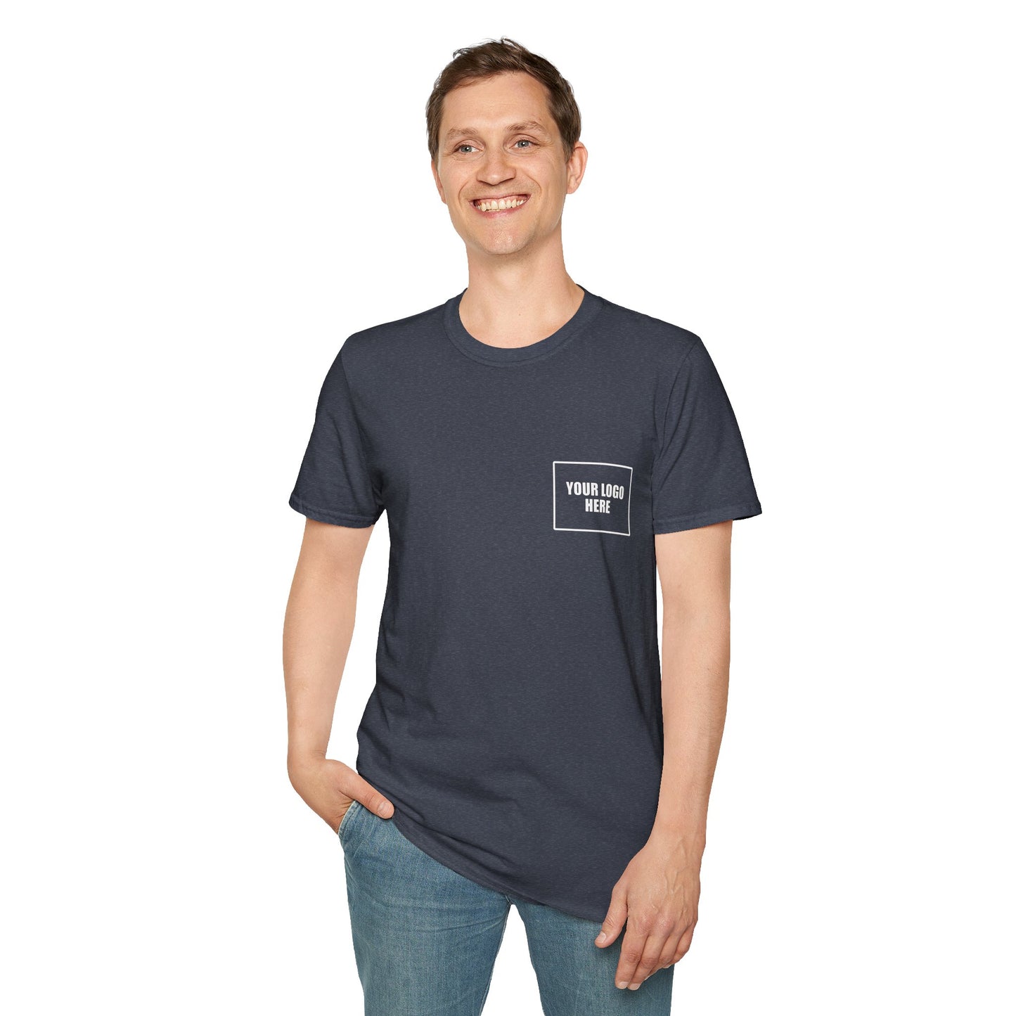 Front and Back Logo Work Shirt
