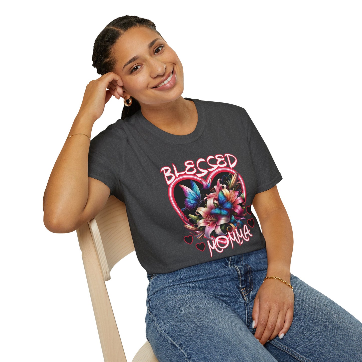 Blessed Momma Unisex Softstyle T-Shirt