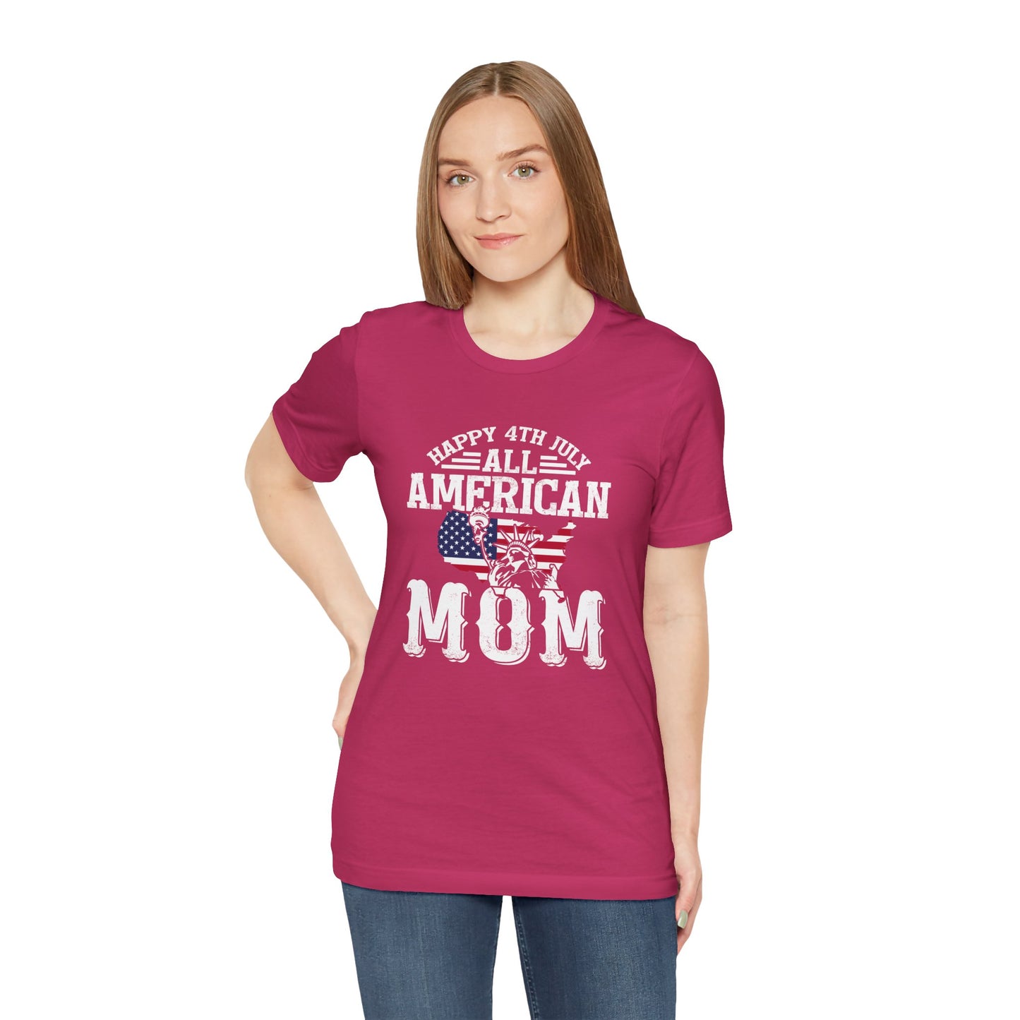 All American Mom 4th of July Tee