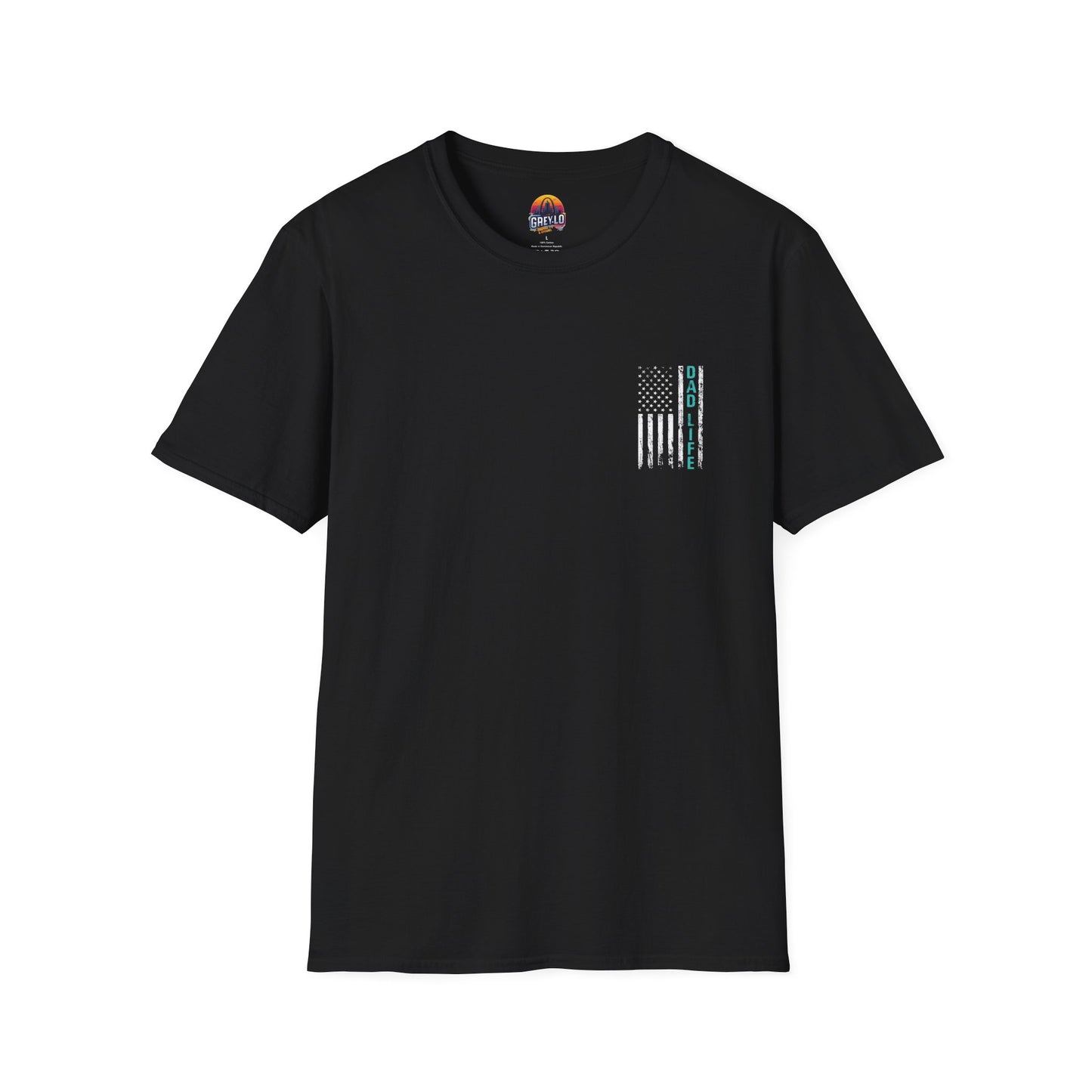 Dad Life Front and Back Graphic Tee