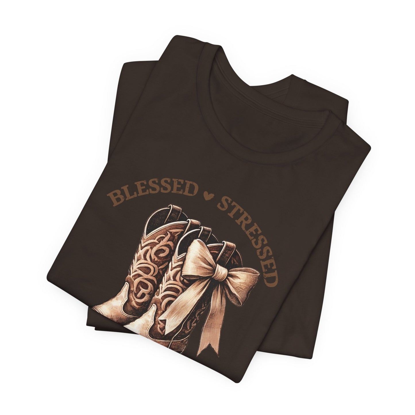 Blessed Stressed & Cowboy Obsessed Tee
