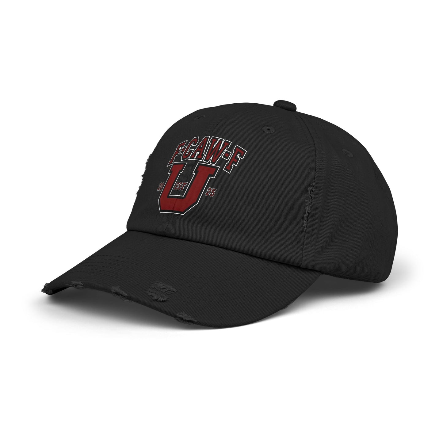 F-CAW-F U Distressed Cap