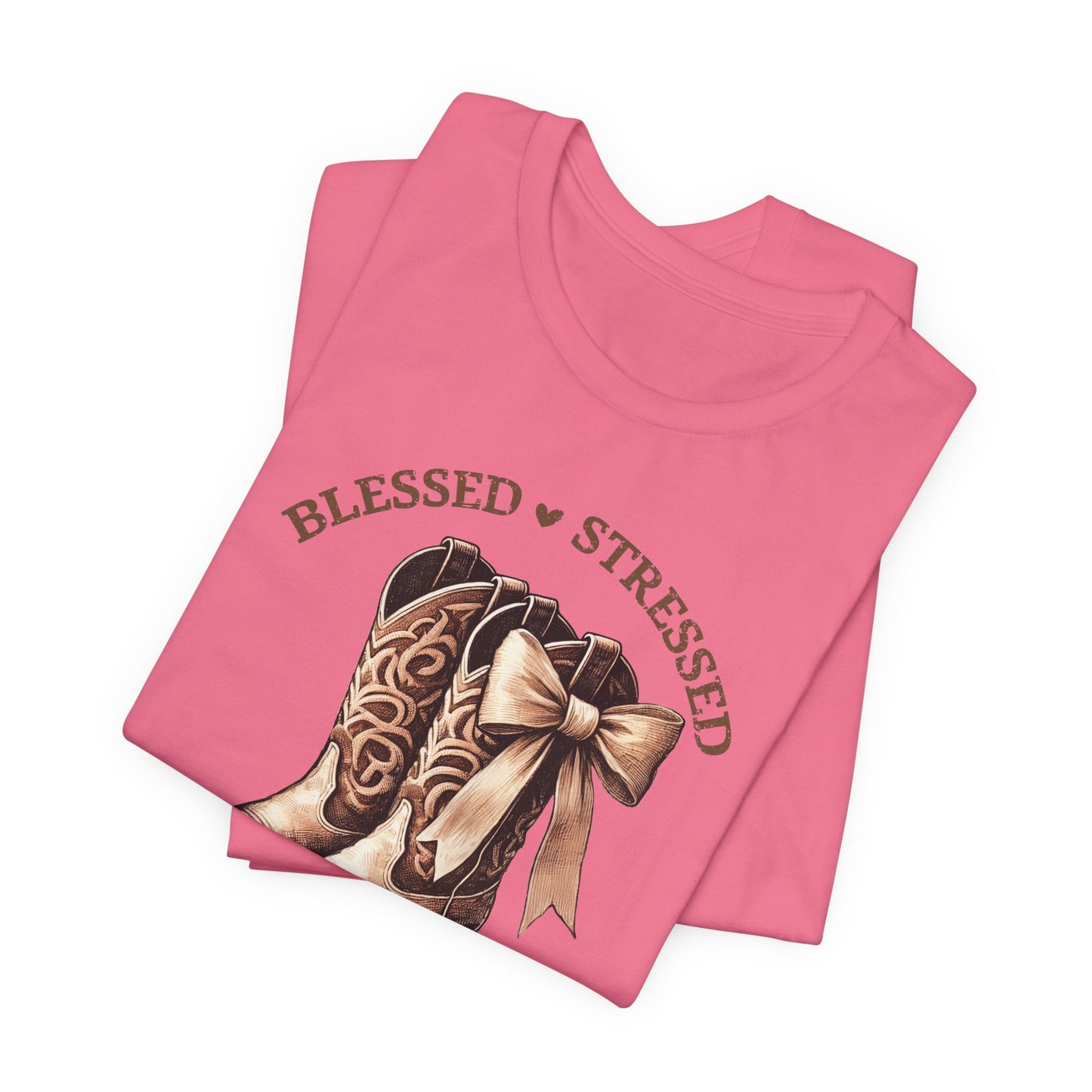 Blessed Stressed & Cowboy Obsessed Tee