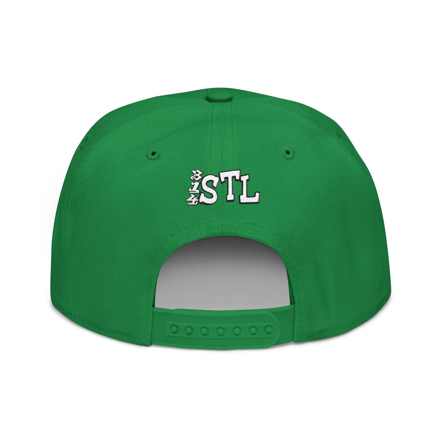 Snapback Hat - Saint Louis Embroidered - The Hill Neighborhood Edition - Red Lettering