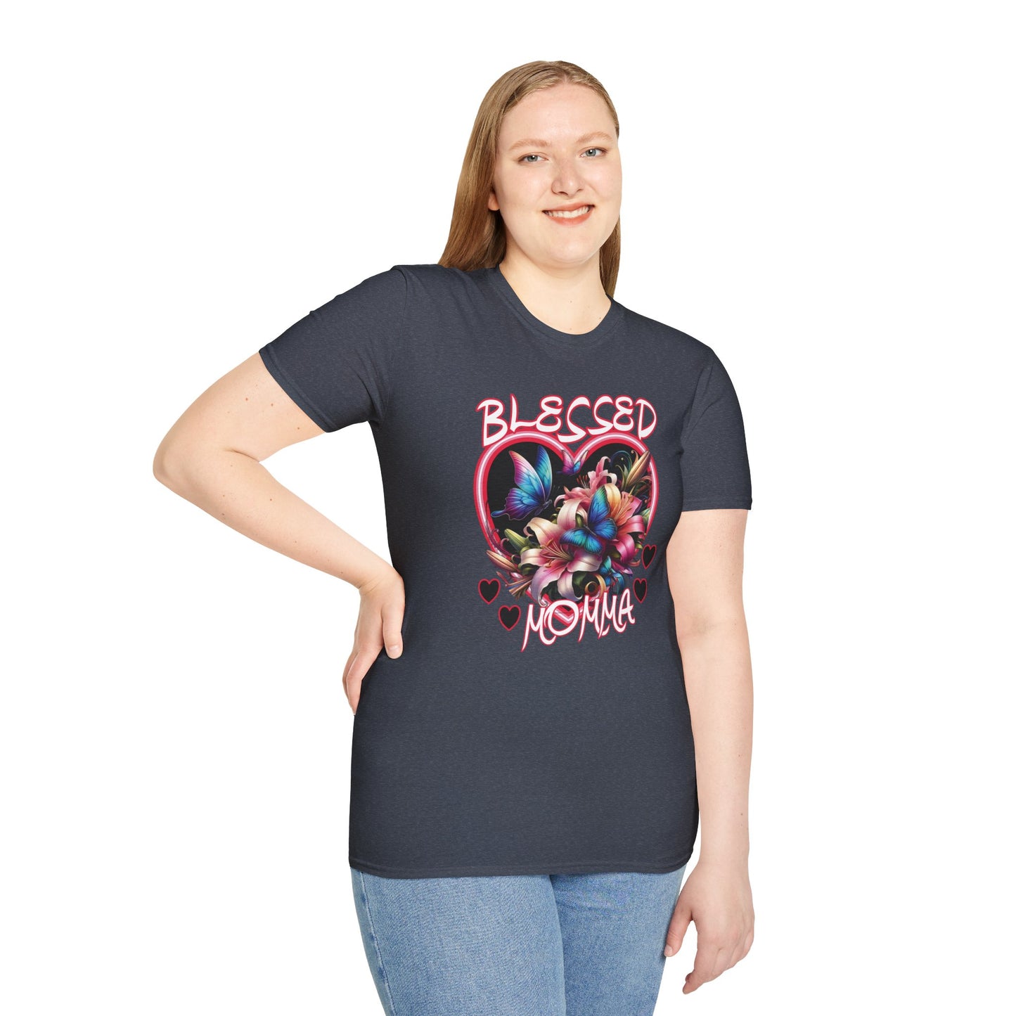 Blessed Momma Unisex Softstyle T-Shirt