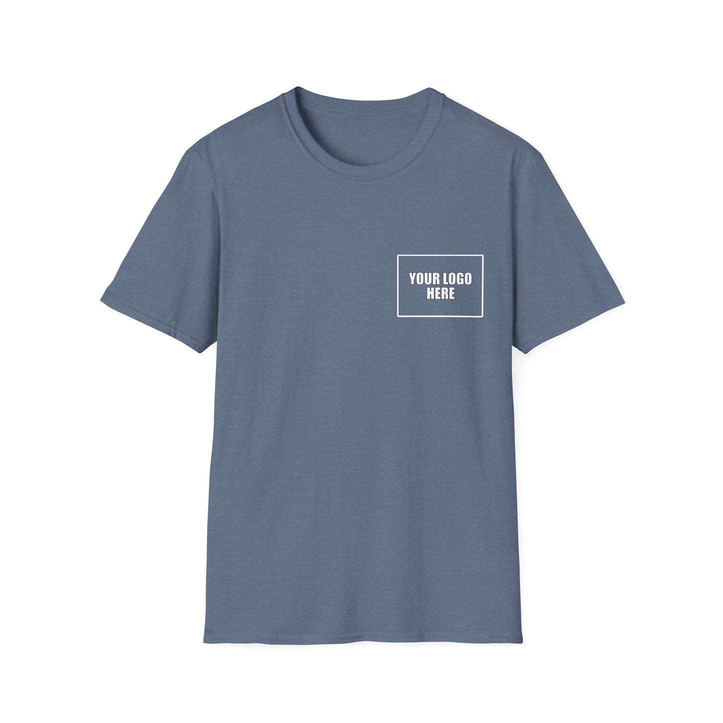 Custom Front Pocket Logo Work T-Shirt