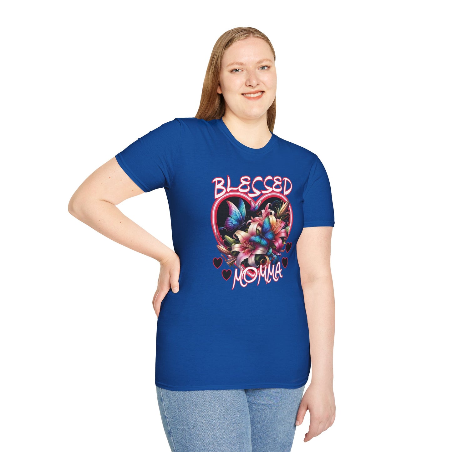 Blessed Momma Unisex Softstyle T-Shirt