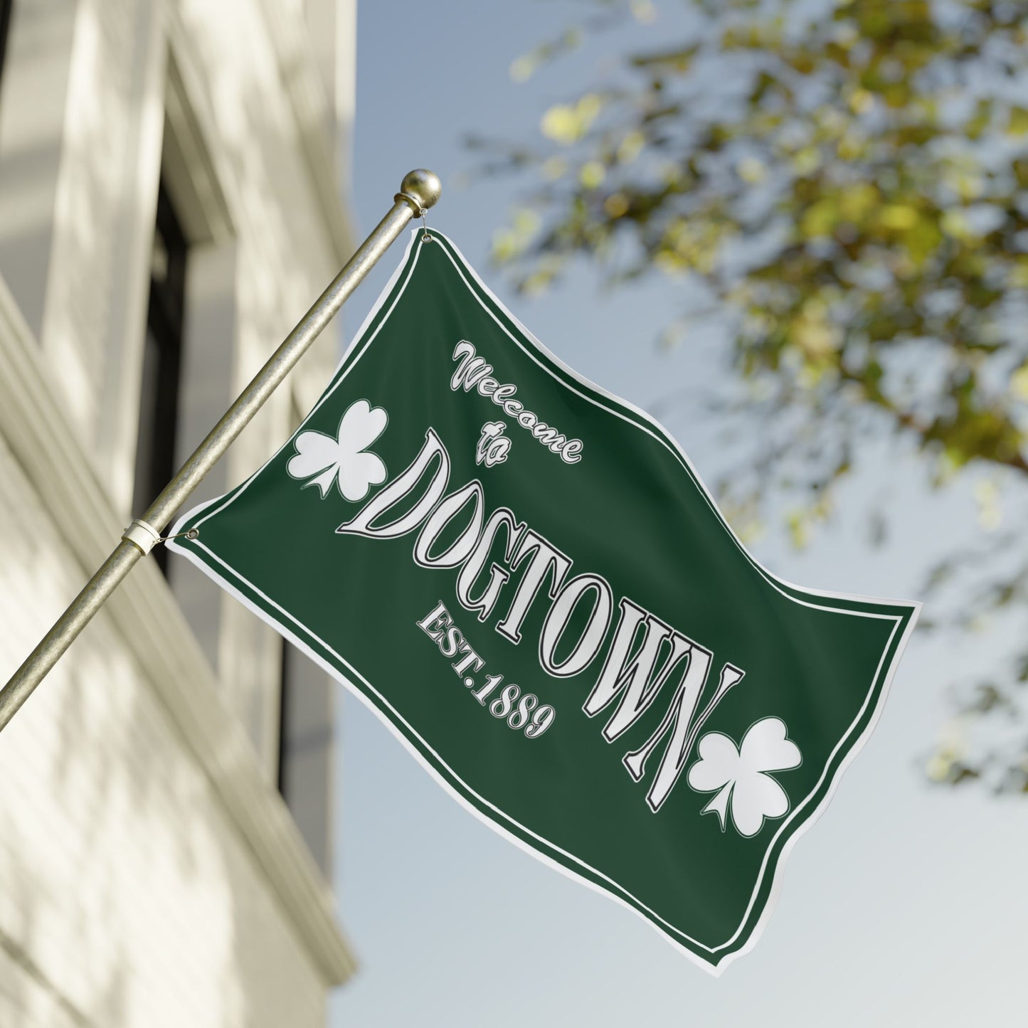 Welcome To Dogtown - Double Sided Flag