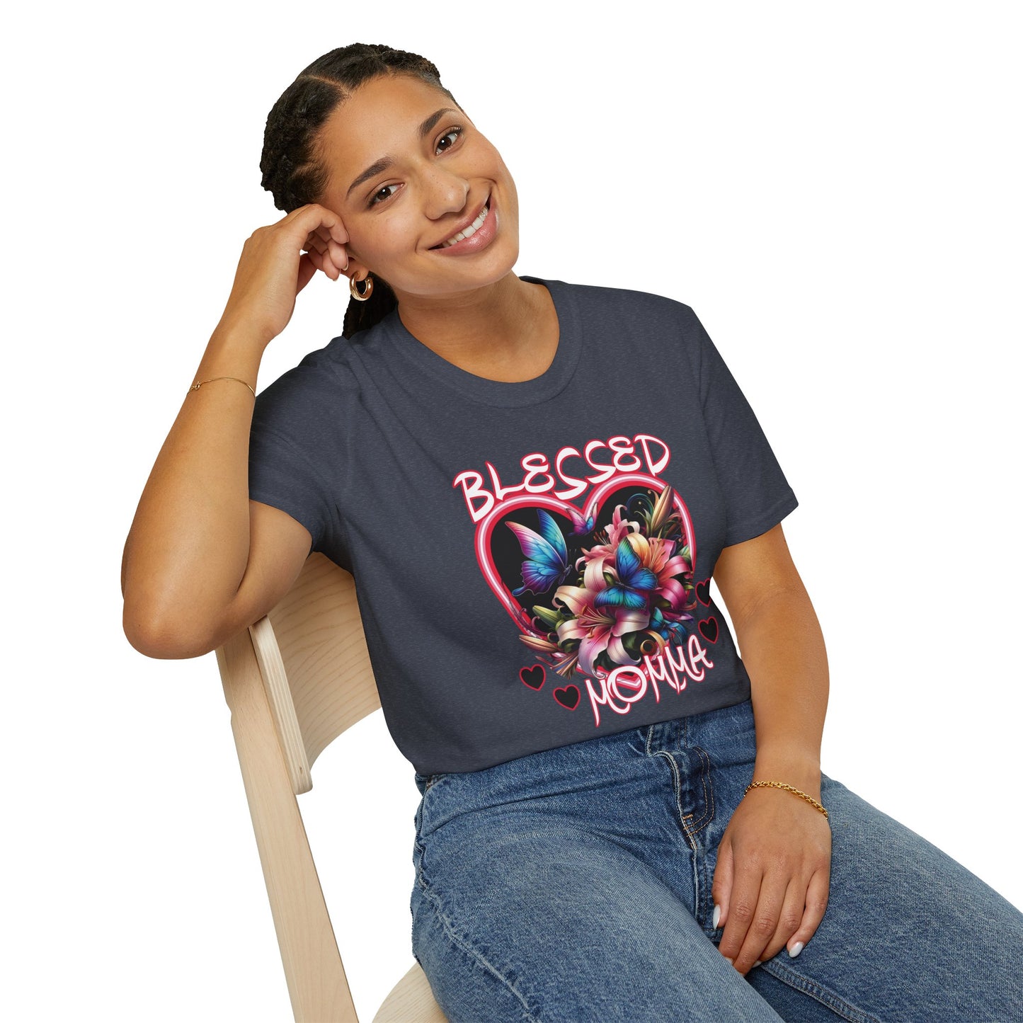 Blessed Momma Unisex Softstyle T-Shirt