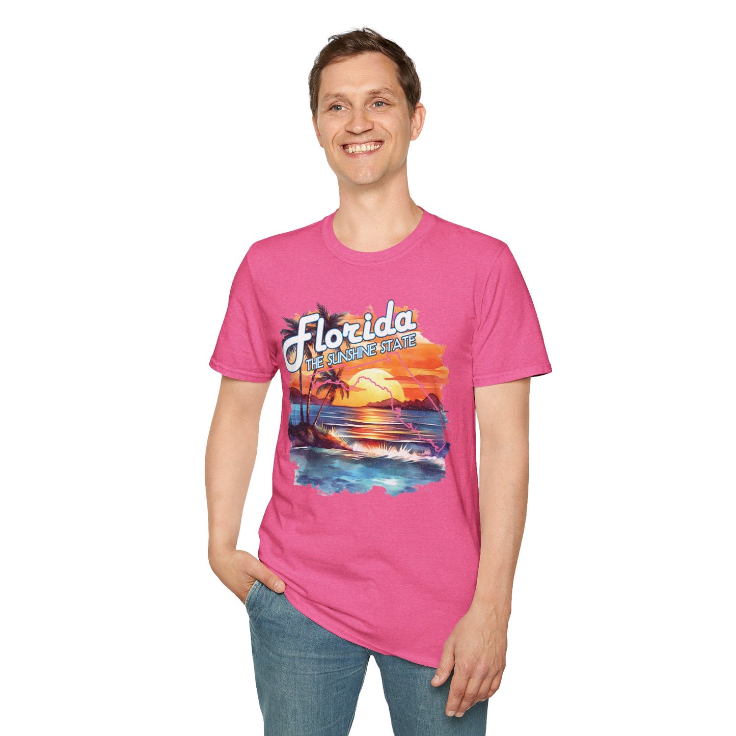 Florida Sunshine State T-Shirt - Unisex Softstyle